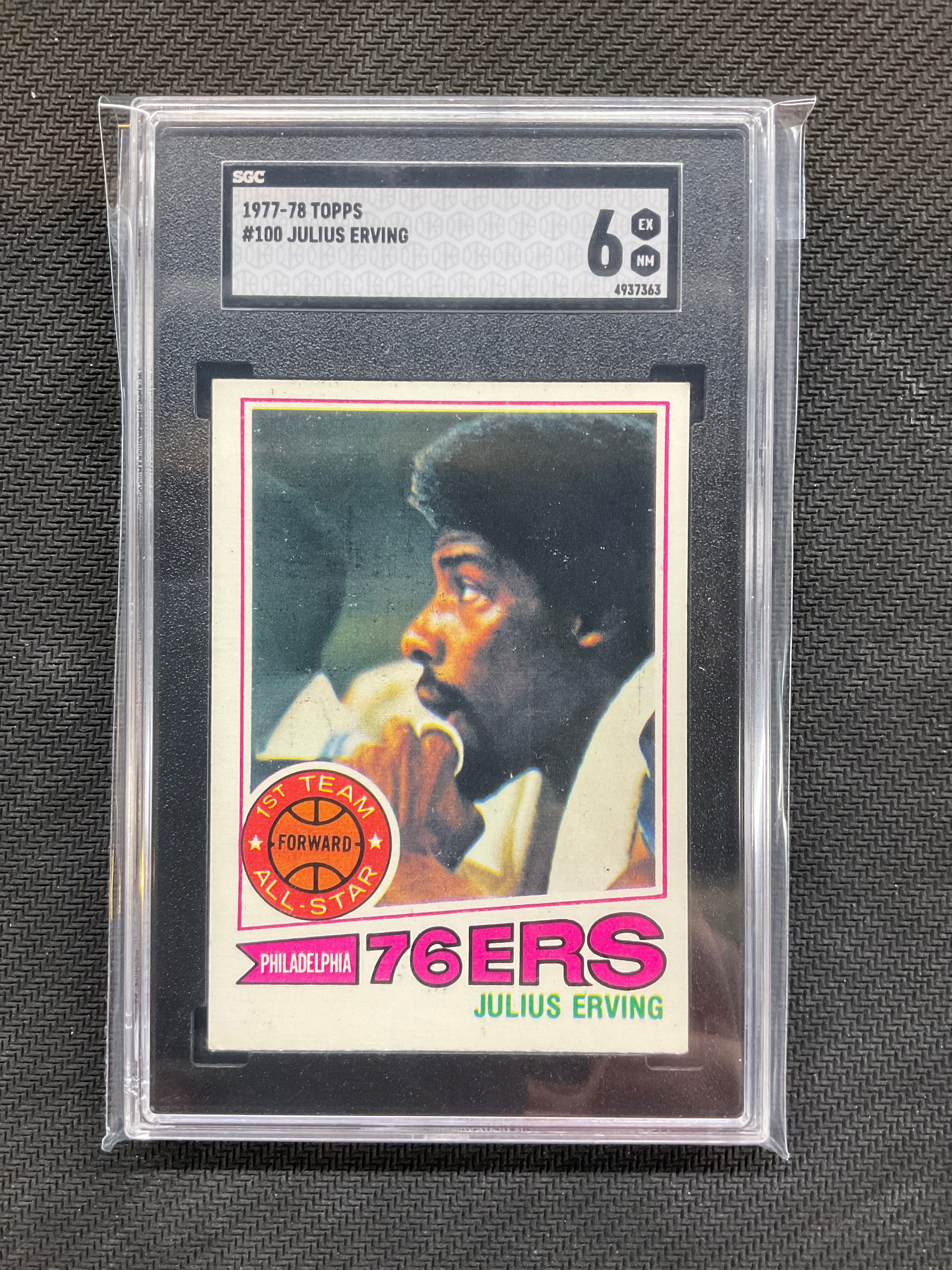 1977-78 Topps Julius Erving #100 SGC 6 76ers