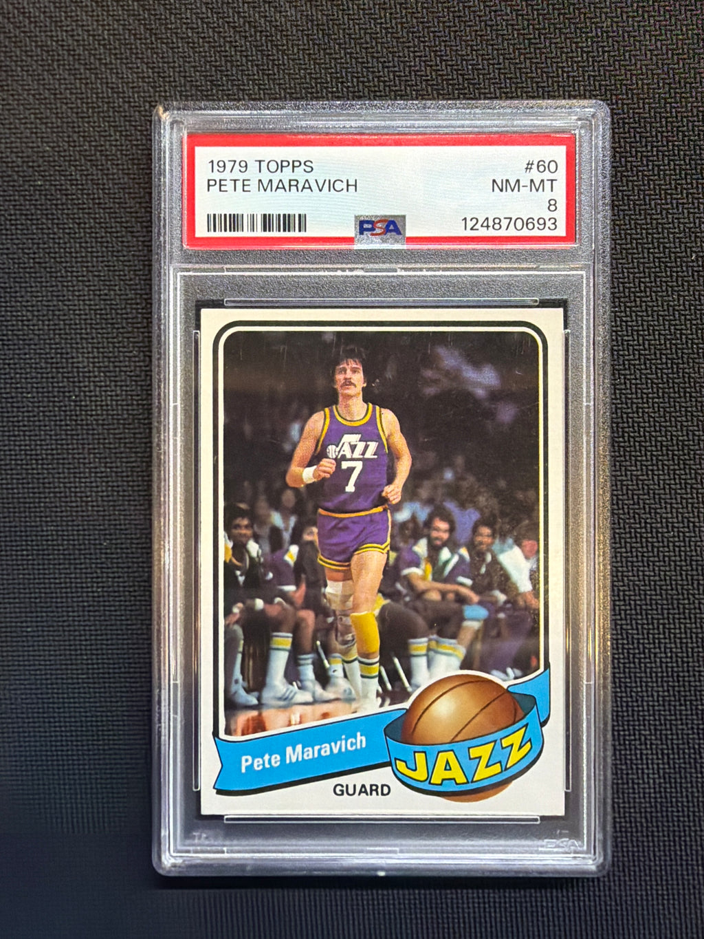1979 Topps Pete Maravich #60 PSA 8 Jazz