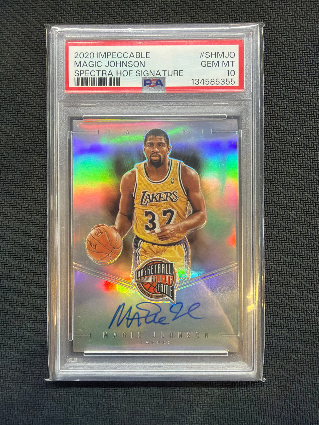 2020 Impeccable Magic Johnson Spectra HOF Auto PSA 10 Lakers