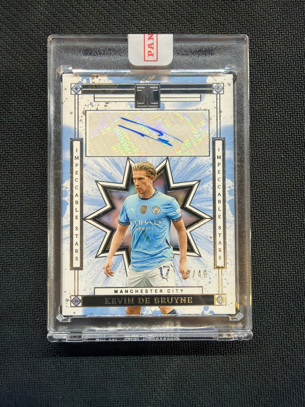 2024-25 Impeccable Kevin De Bruyne Stars Auto /49 Manchester City