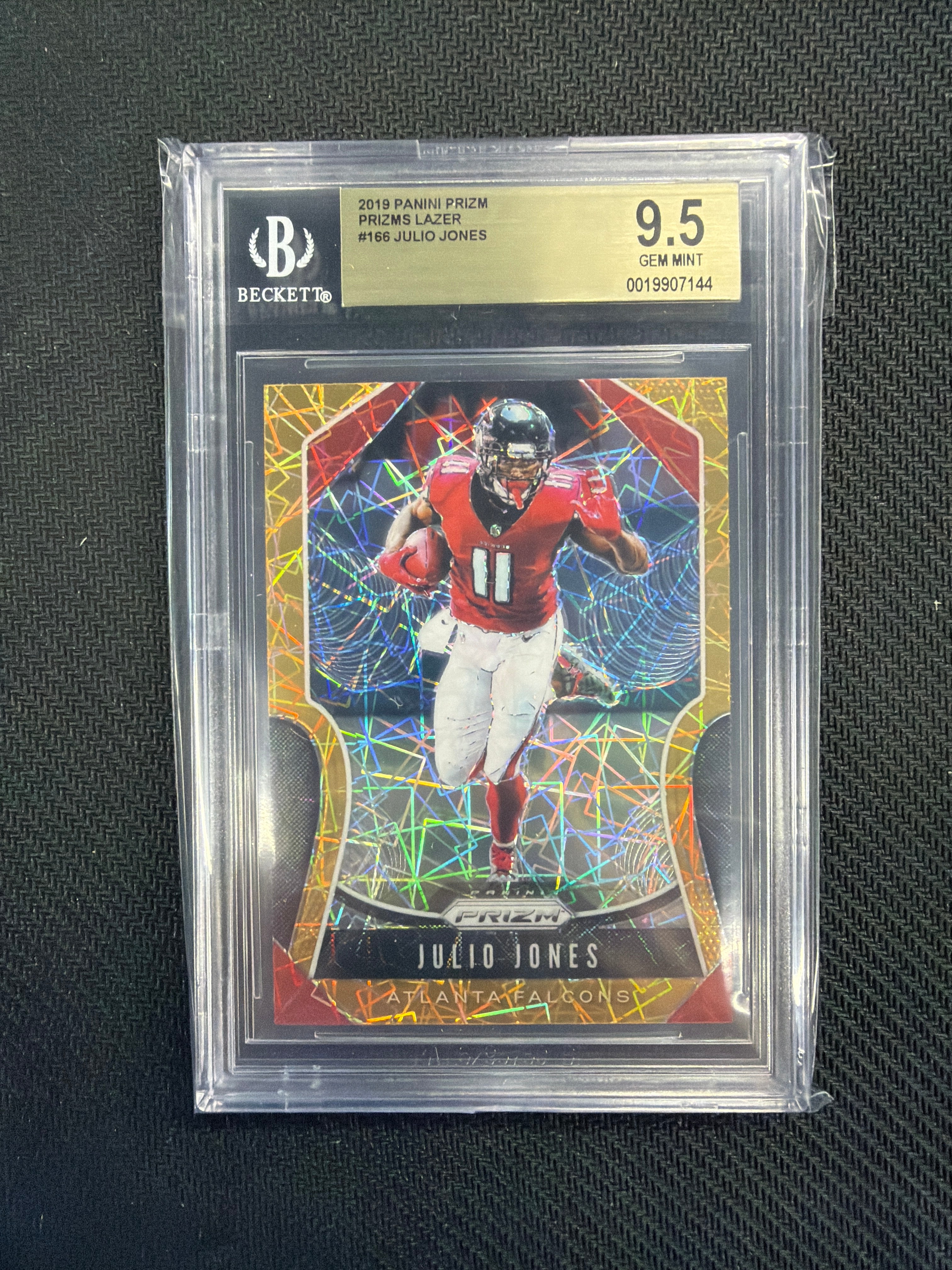 2019 Panini Prizm Julio Jones Orange Lazer BGS 9.5 Falcons