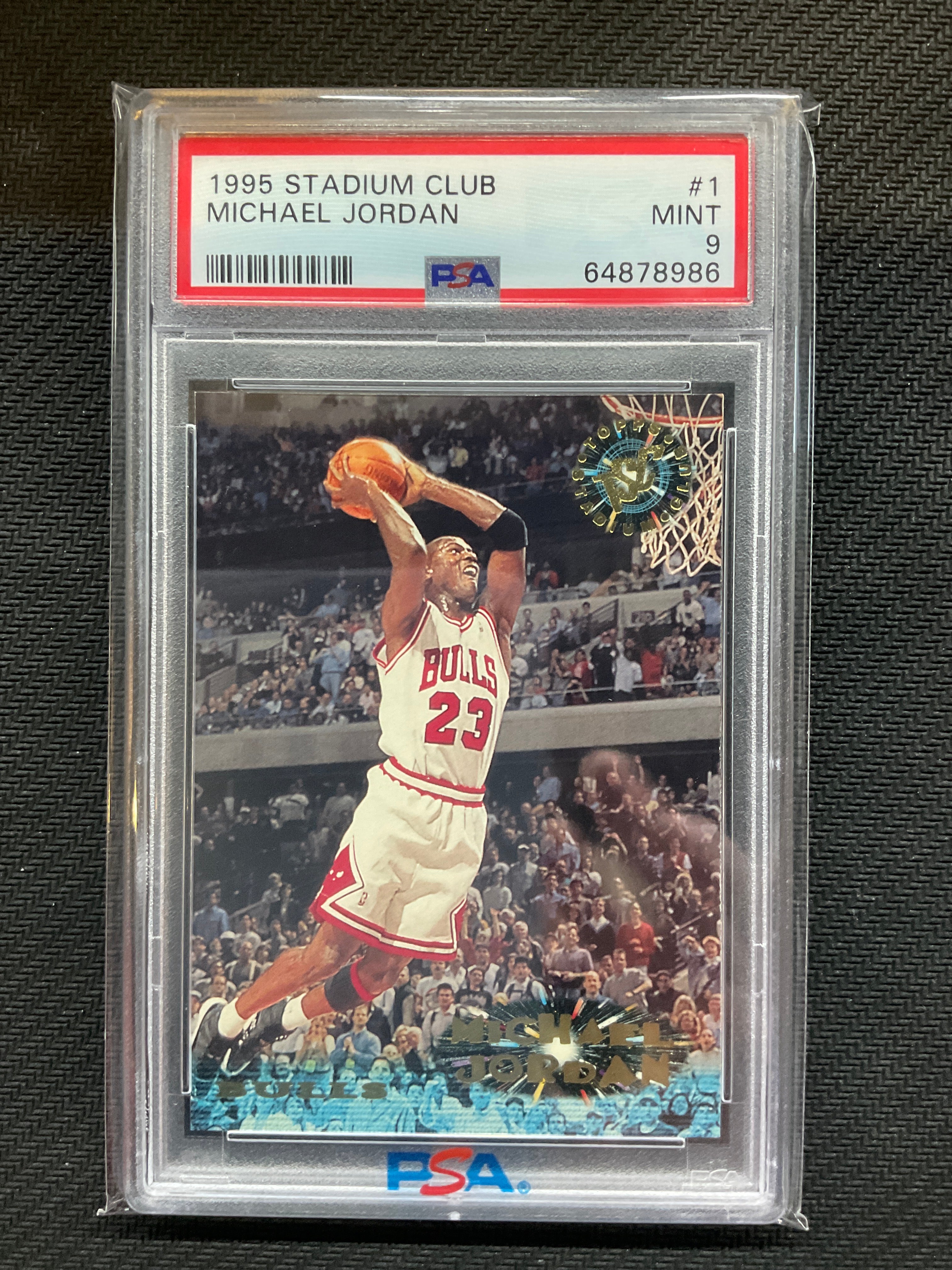 1995 Stadium Club Michael Jordan #1 PSA 9 986