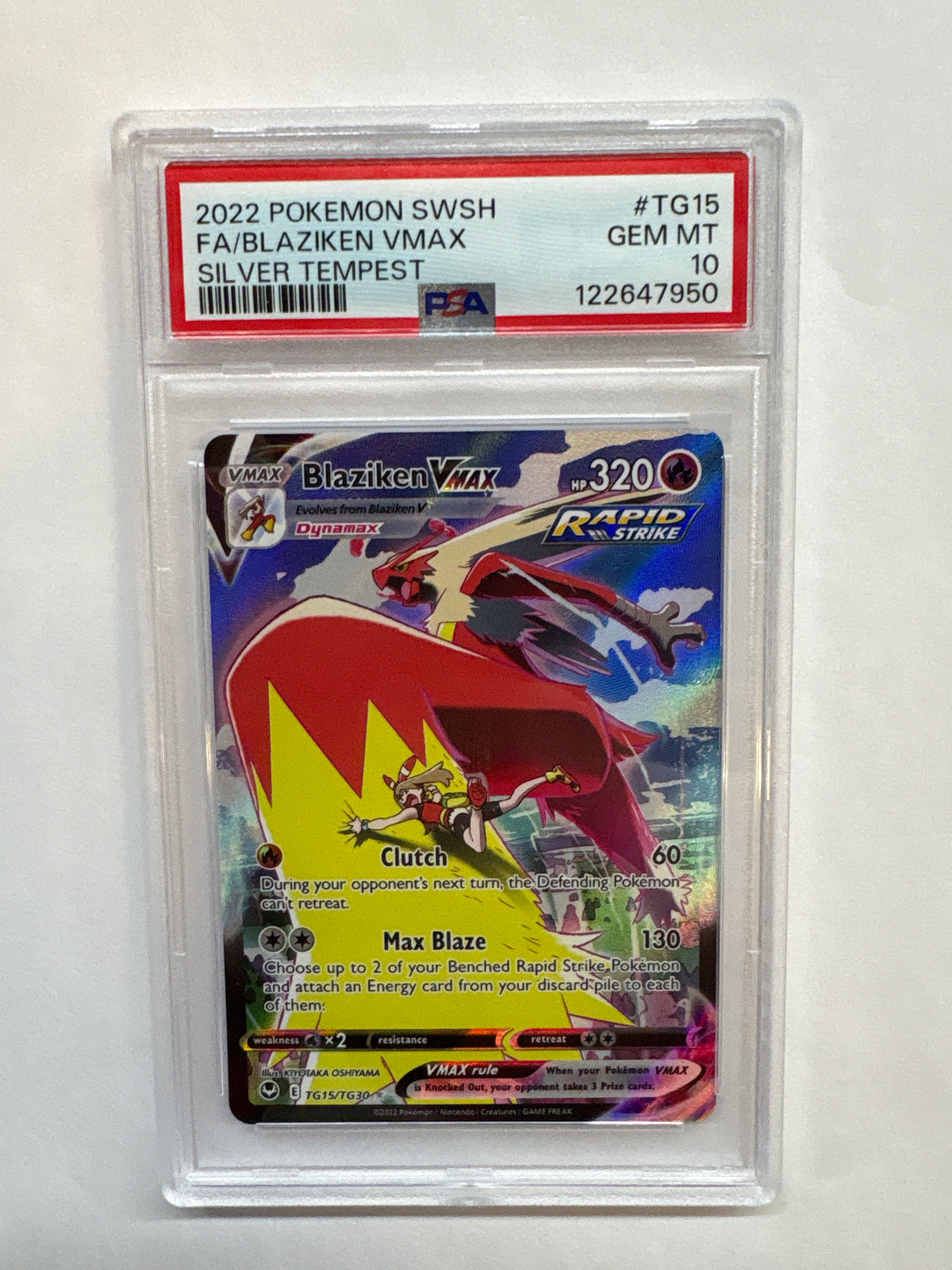 blaziken vmax pokemon card 2022 Silver Tempest TG15 PSA 10 – Magic City Collectibles Game Selection:Hisui Red Pokémon Tin which helps accommodate for Nuestra Magia All EN