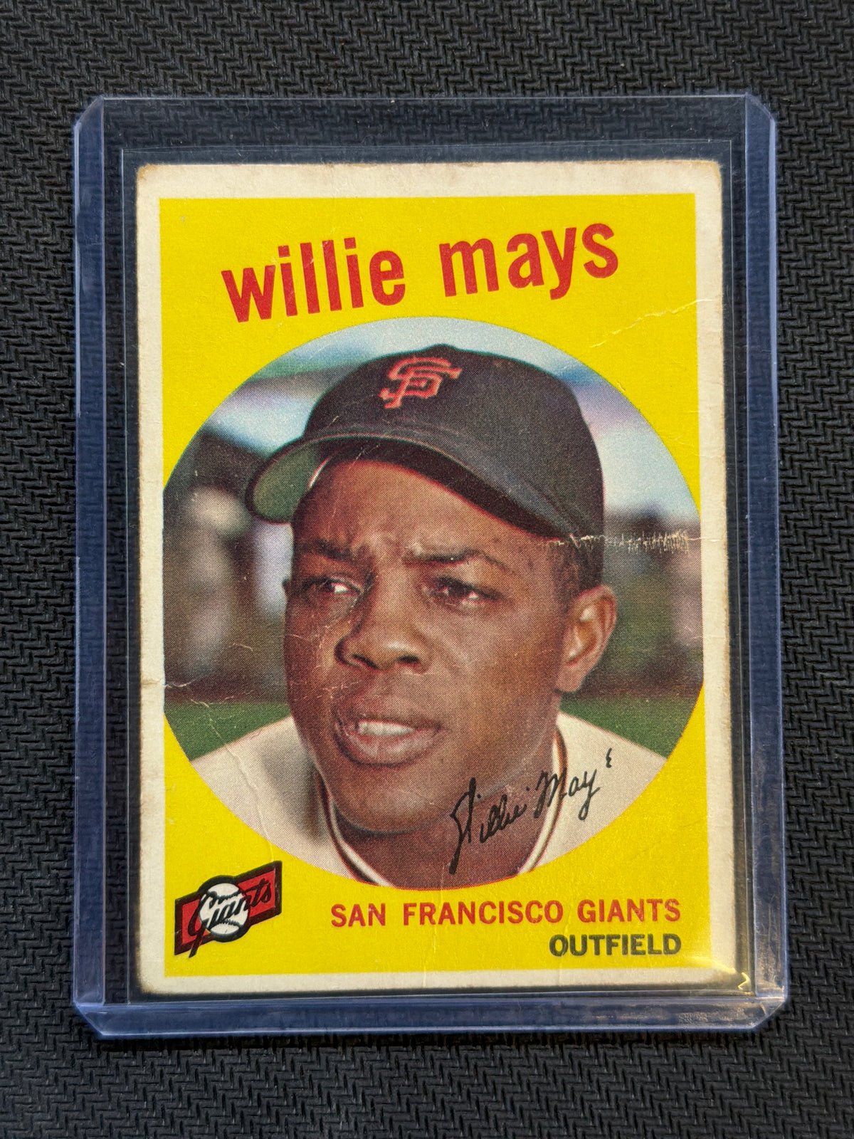 1959 Topps Willie Mayes #50 Giants 2