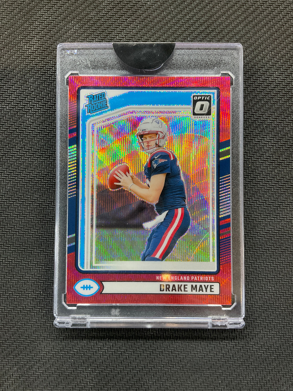 2024 Donruss Optic Drake Maye Rookie Red Wave #379
