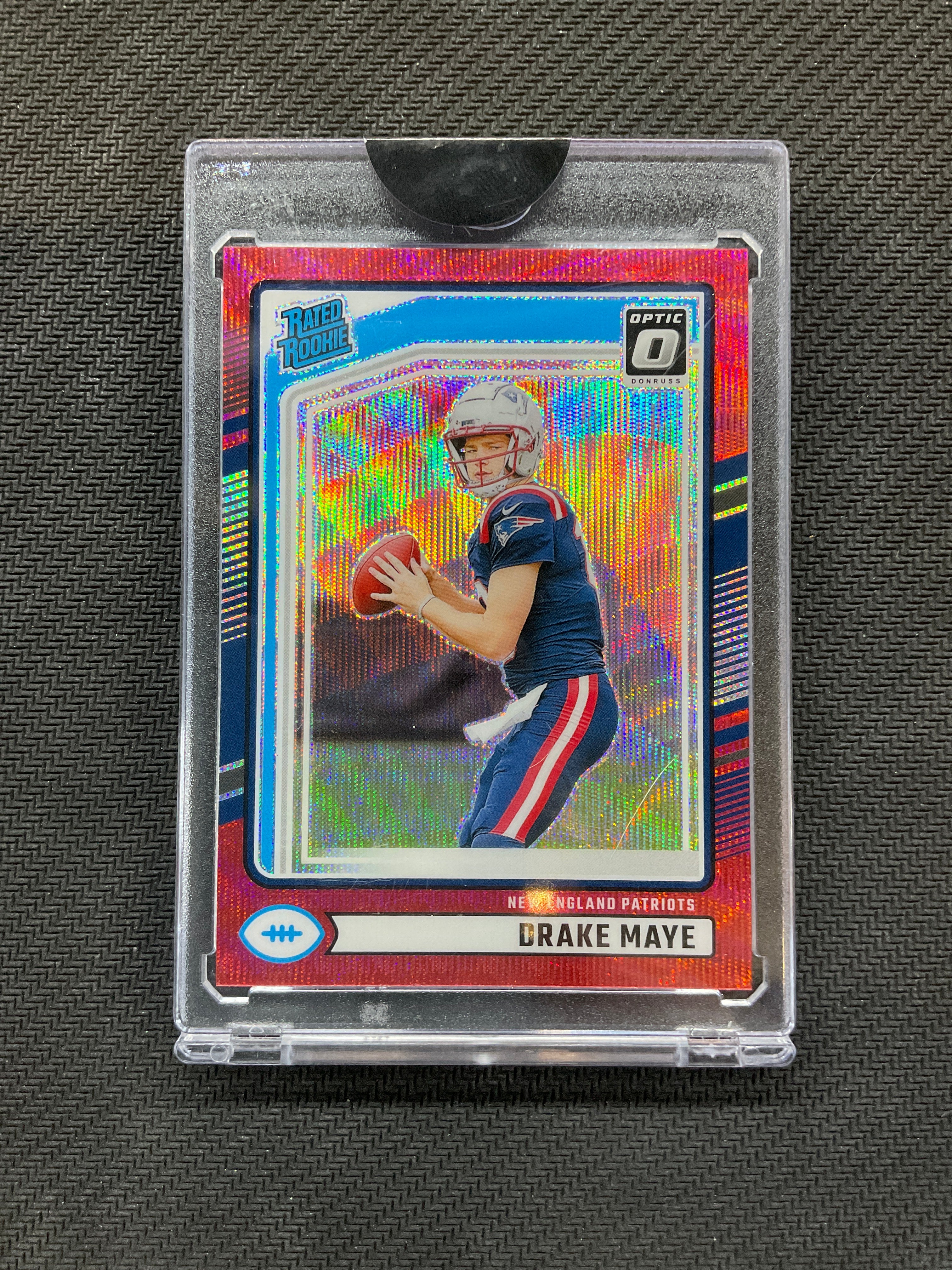 2024 Donruss Optic Drake Maye Rookie Red Wave #379