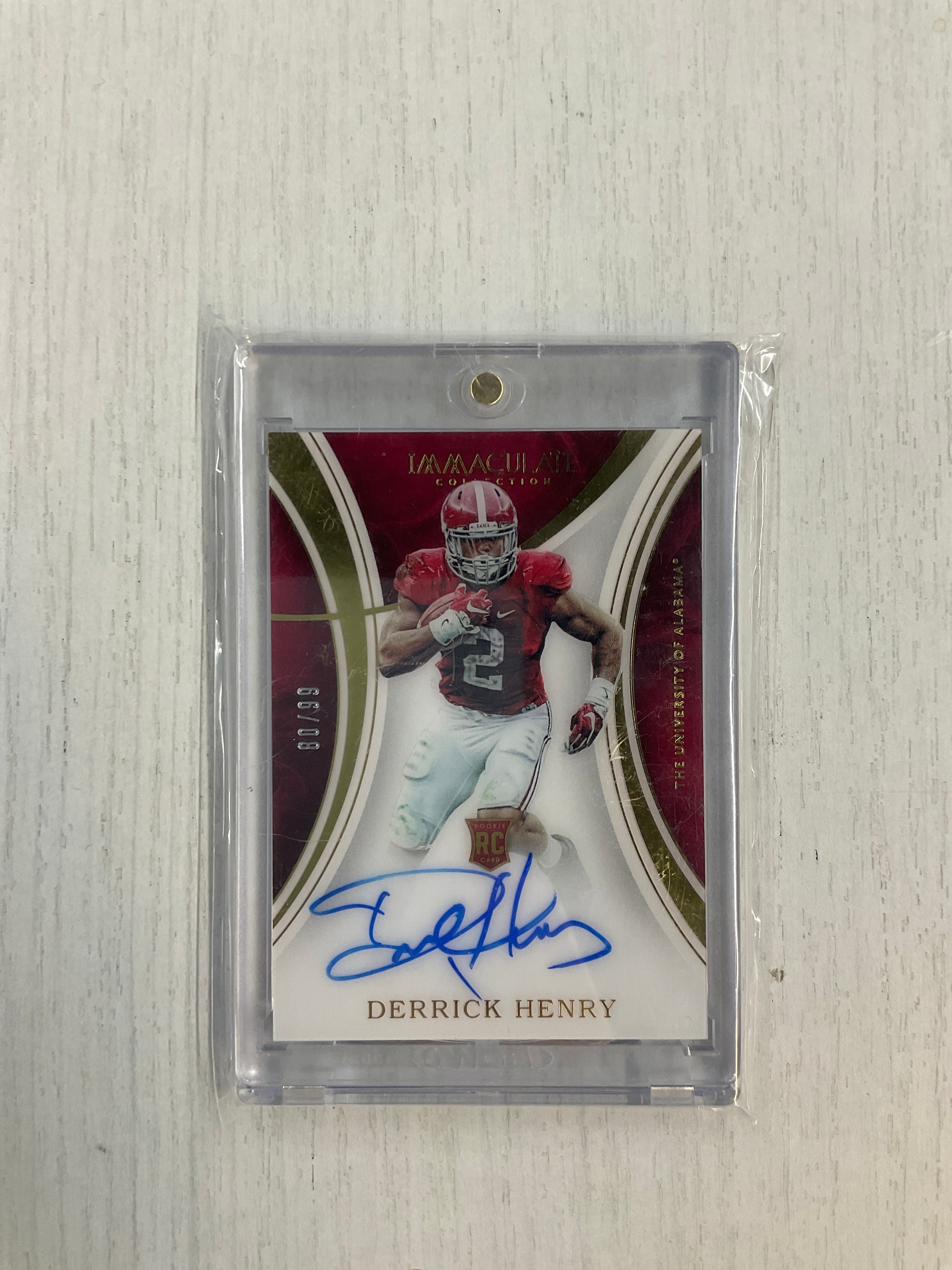 2016 Immaculate Derrick Henry Rookie Auto /99 Alabama