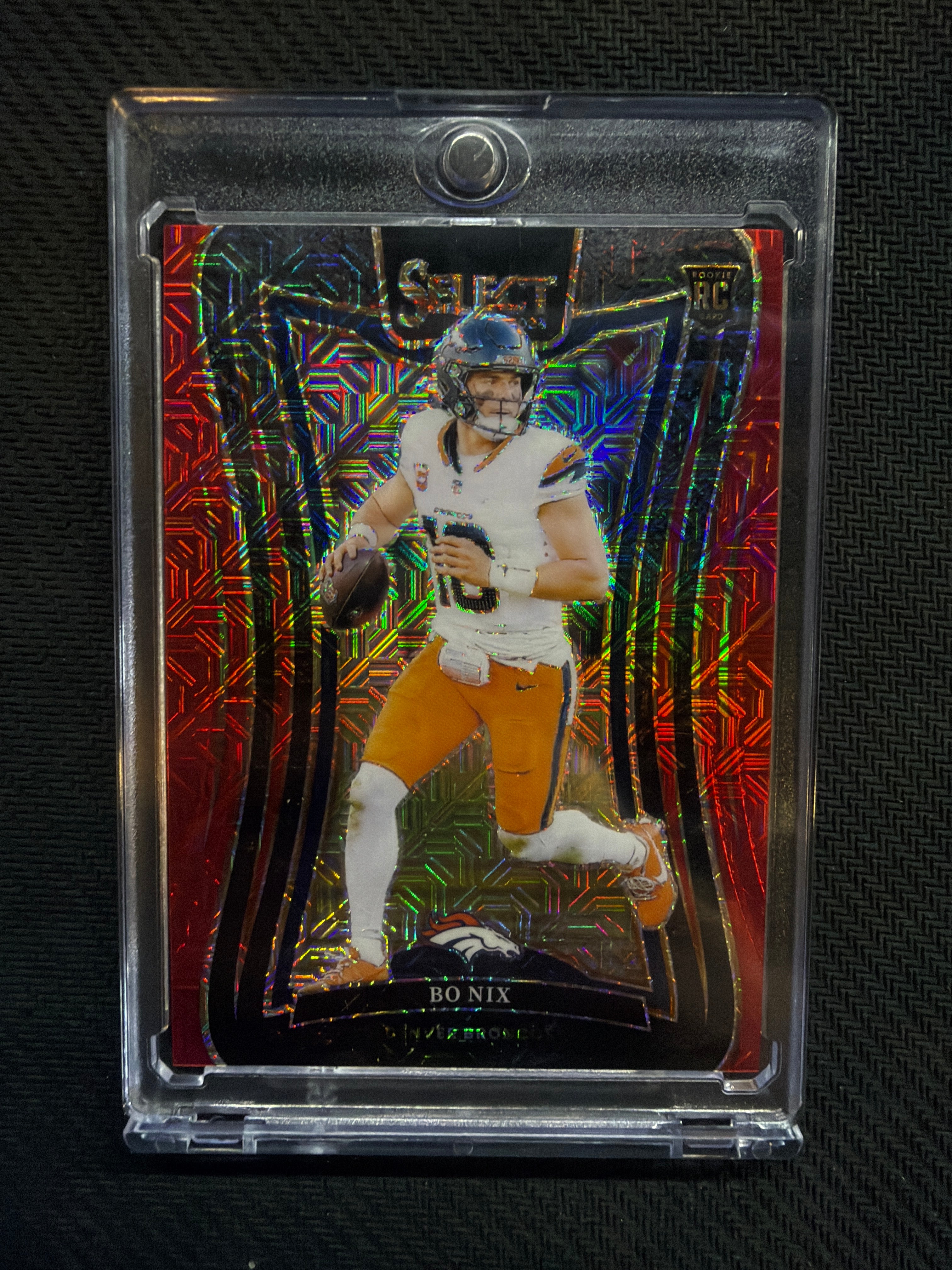 2024 Panini Select Bo Nix Suite Level Red Prizm /49 Rookie Broncos