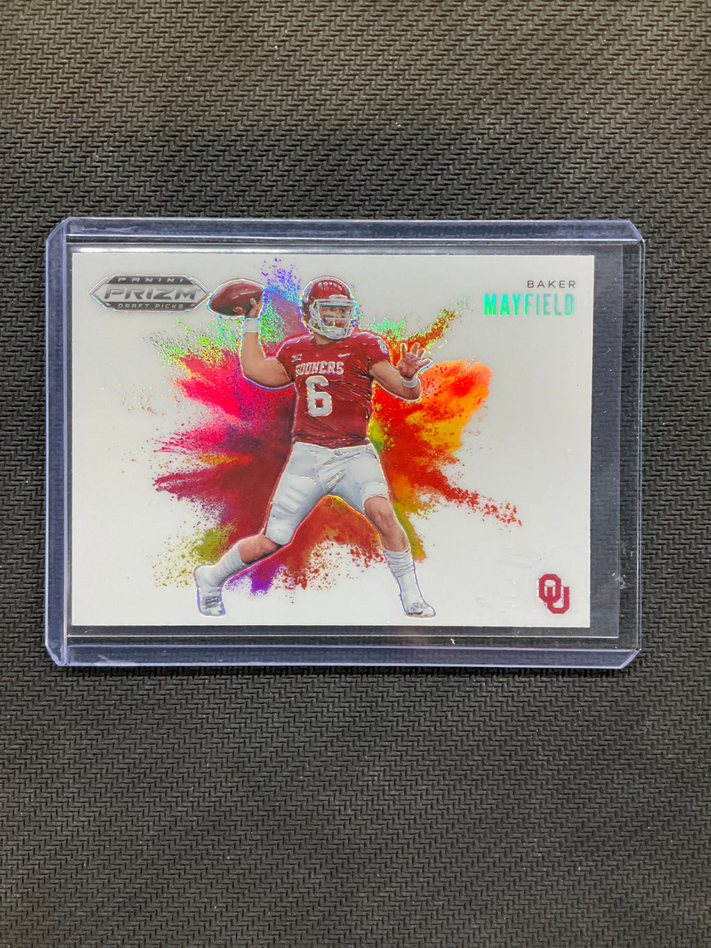 2020 Prizm Draft Baker Mayfield Color Blast #13 Oklahoma