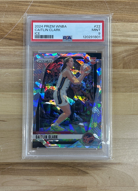 2024 Prizm Caitlin Clark Ice Rookie PSA 9