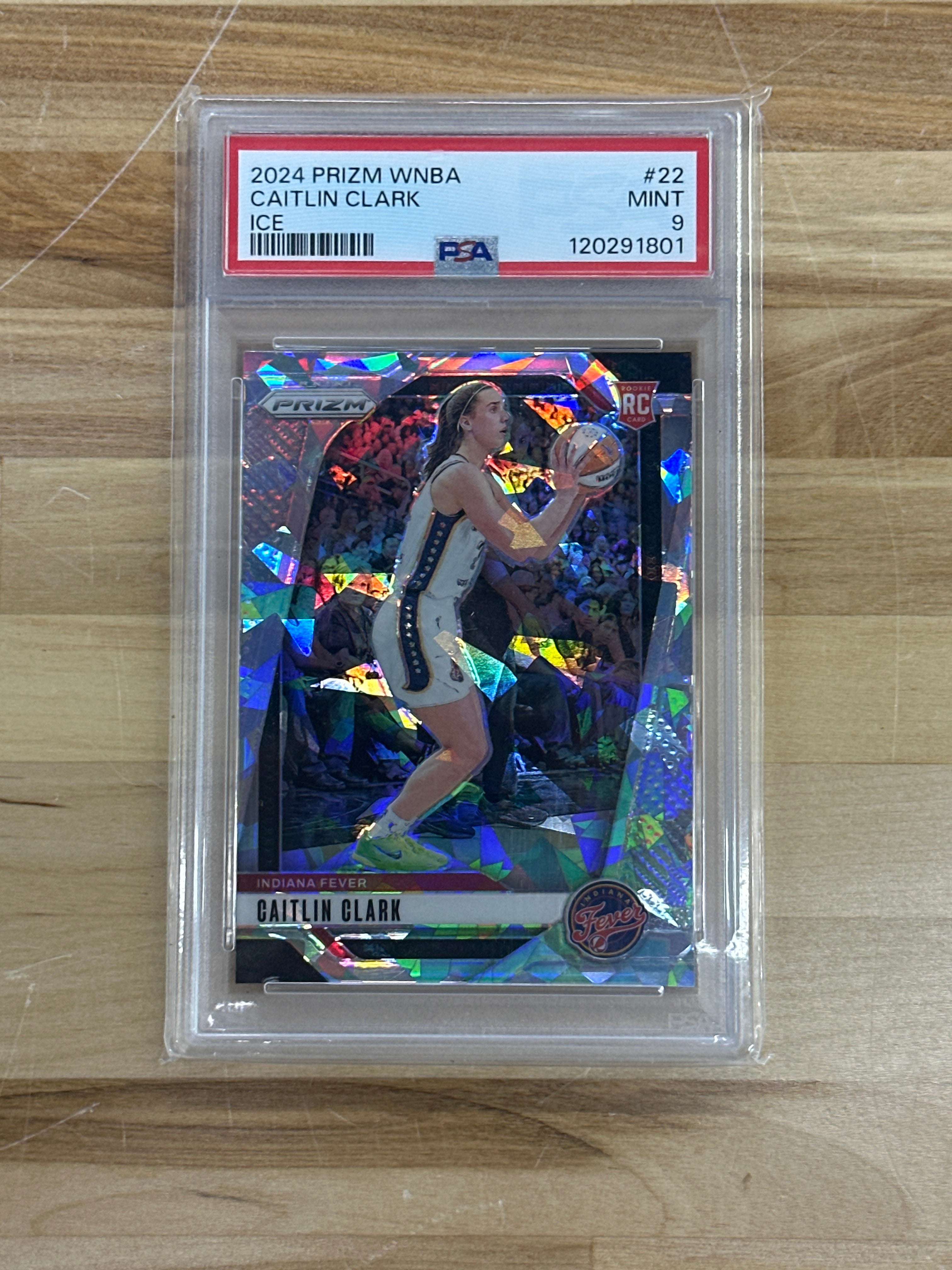 2024 Prizm Caitlin Clark Ice Rookie PSA 9