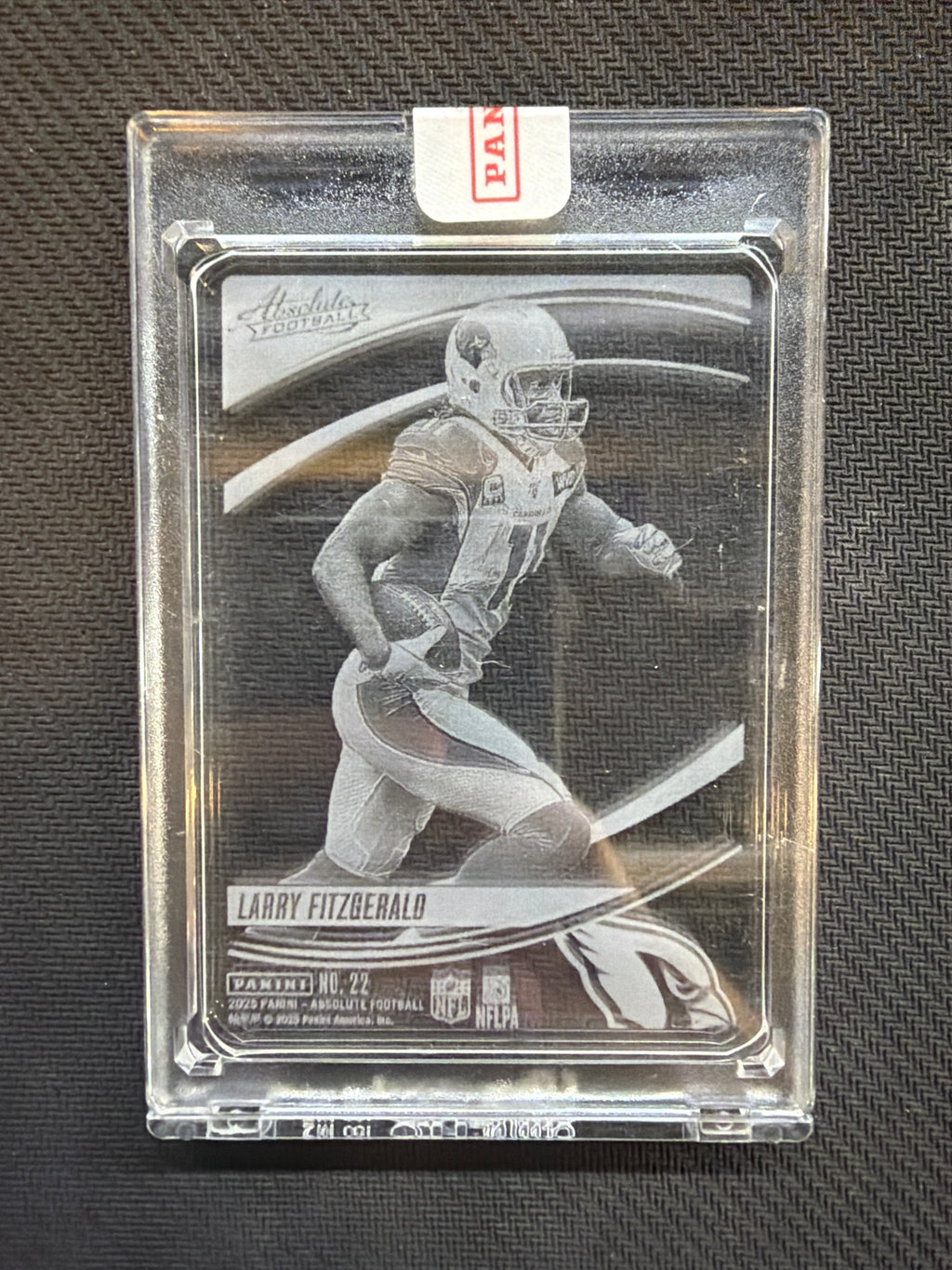 2025 Absolute Larry Fitzgerald Glass Case Hit Cardinals