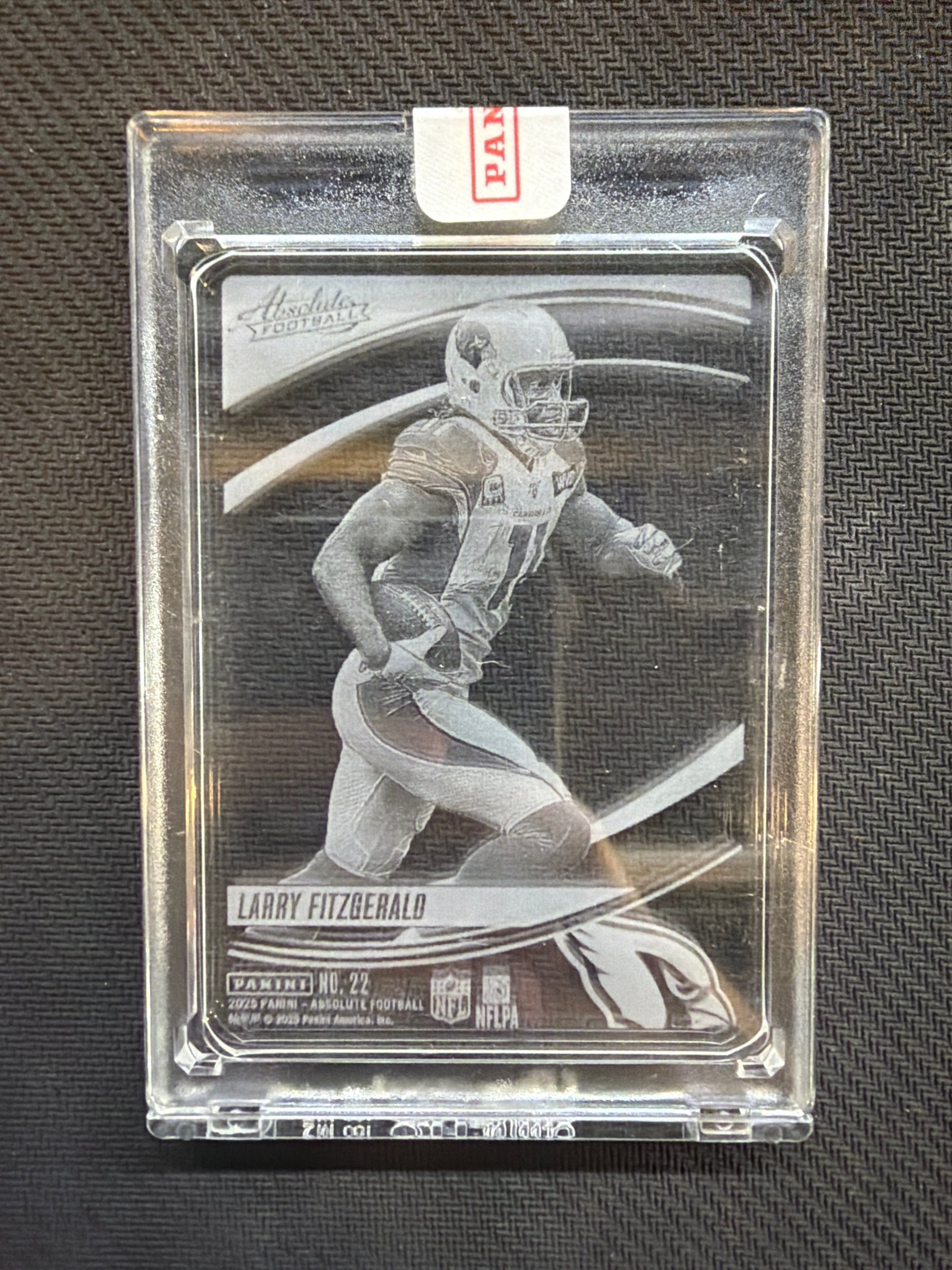 2025 Absolute Larry Fitzgerald Glass Case Hit Cardinals