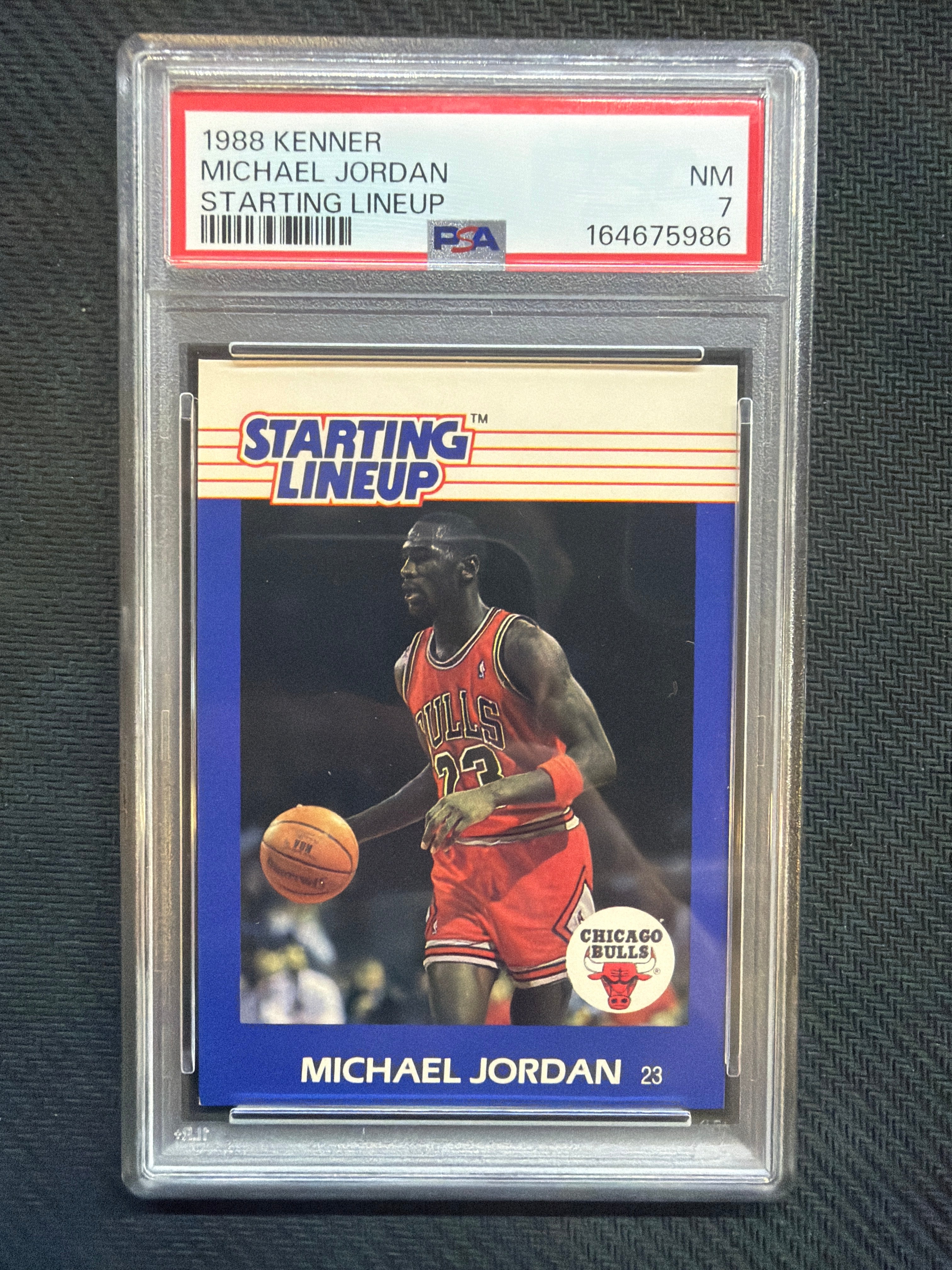 1988 Kenner Michael Jordan Starting Lineup PSA 7 Bulls 986