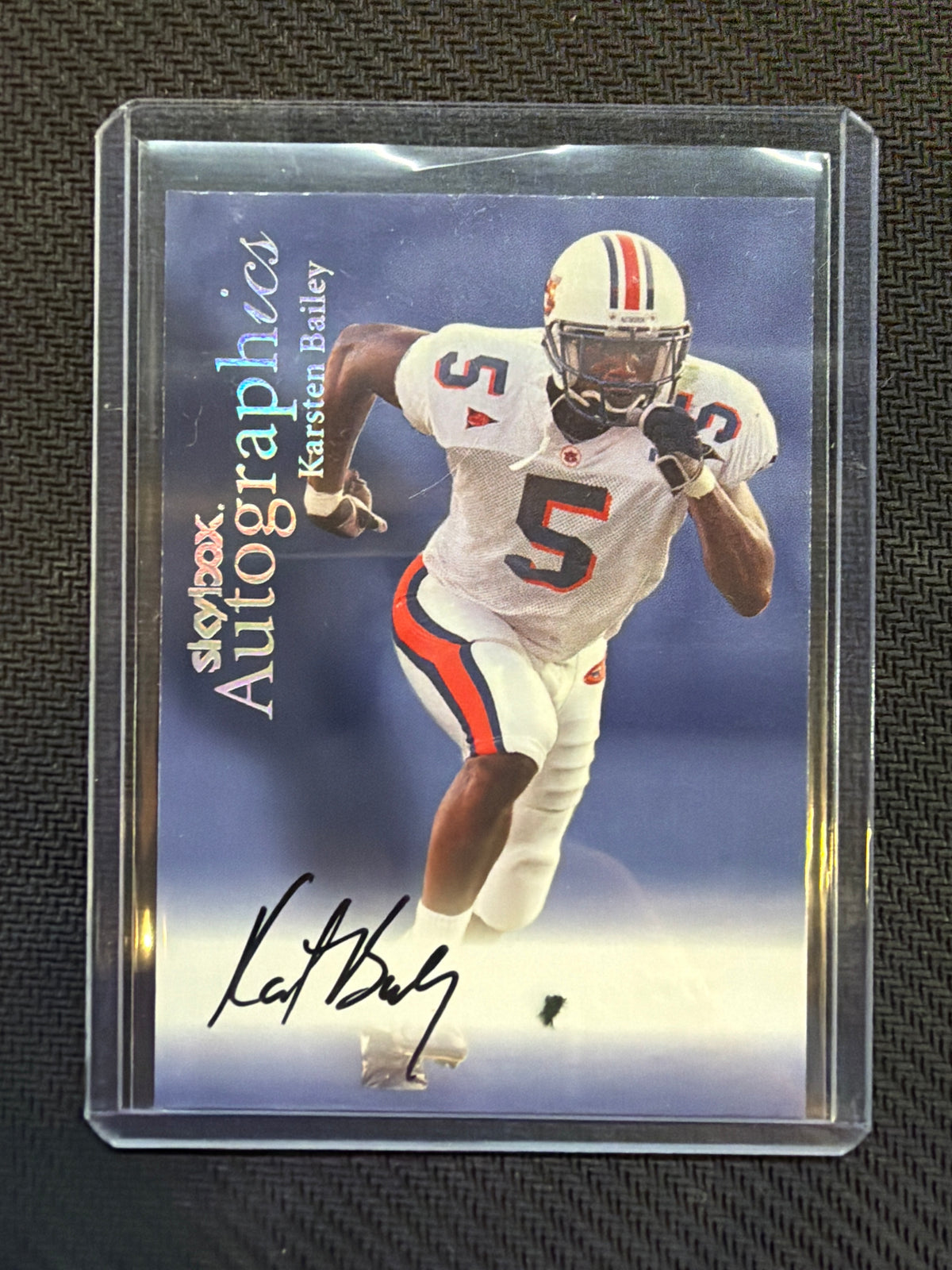 1999 Fleer Skybox Karsten Bailey Auto Auburn