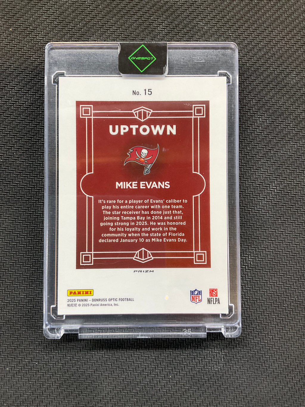 2025 Donruss Optic Mike Evans Uptown Buccaneers