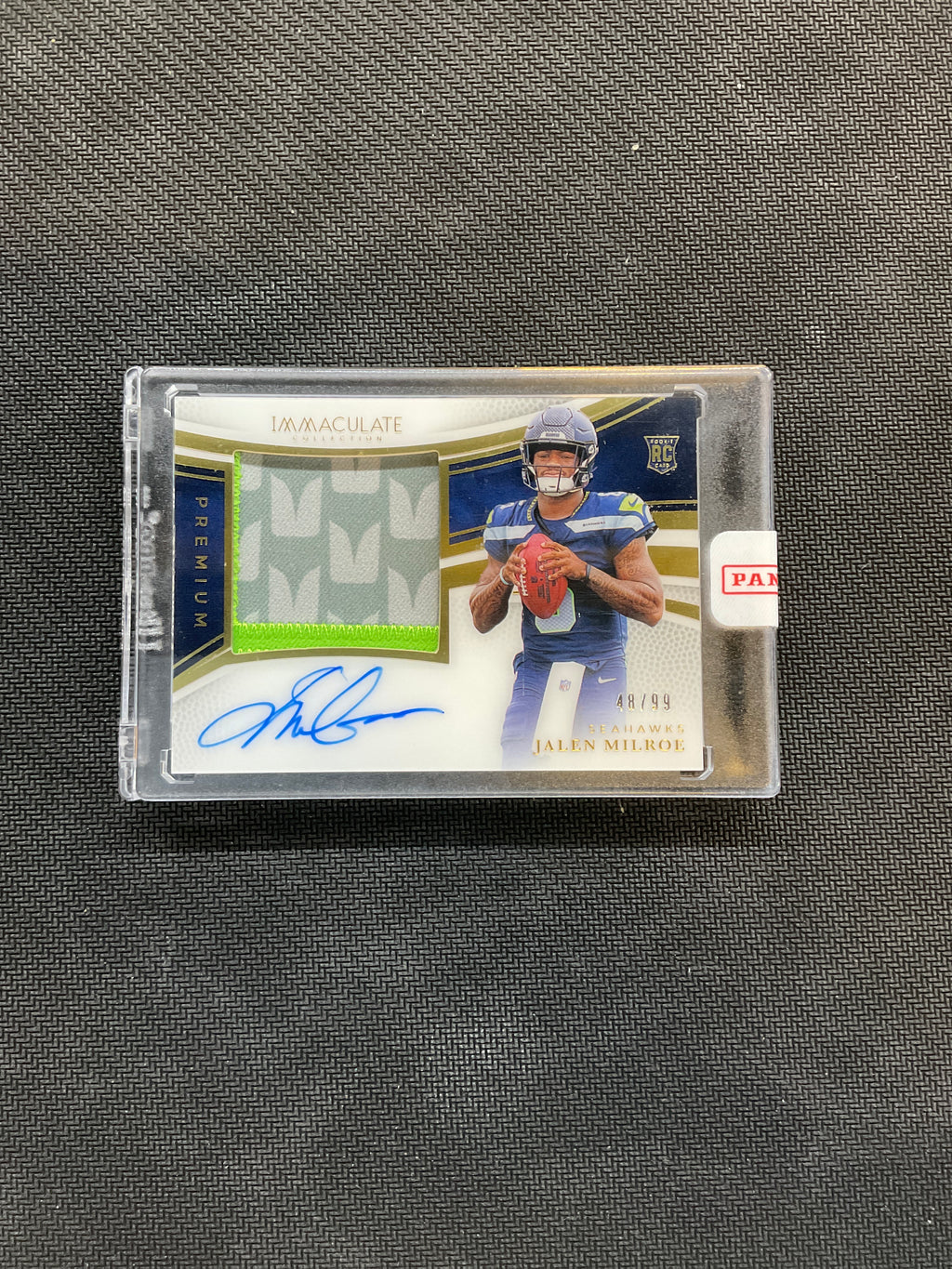 2025 Panini Immaculate Jalen Milroe Patch Auto /99 Premium