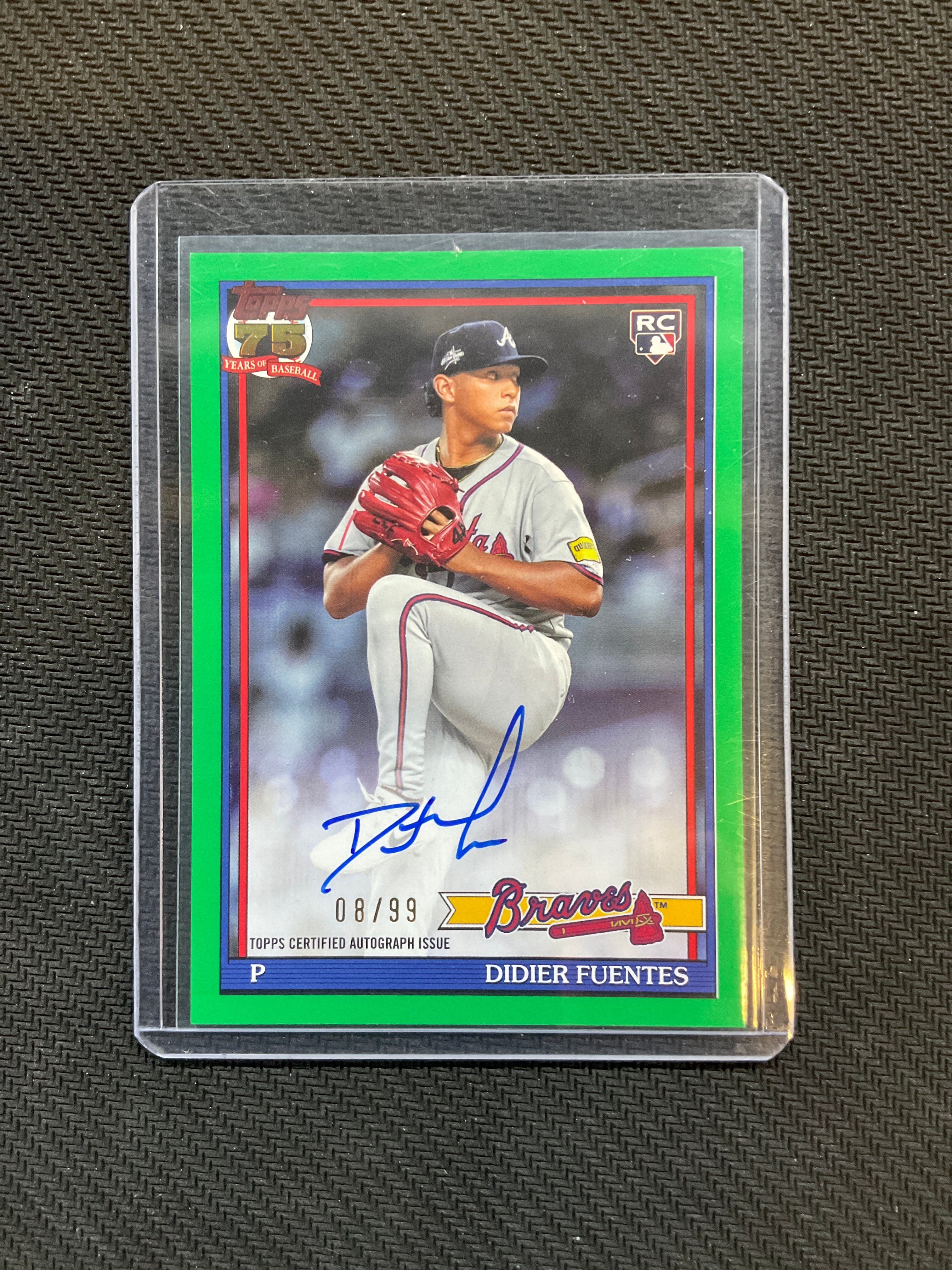 2026 Topps 91 Didier Fuentes Rookie Auto /99 Braves