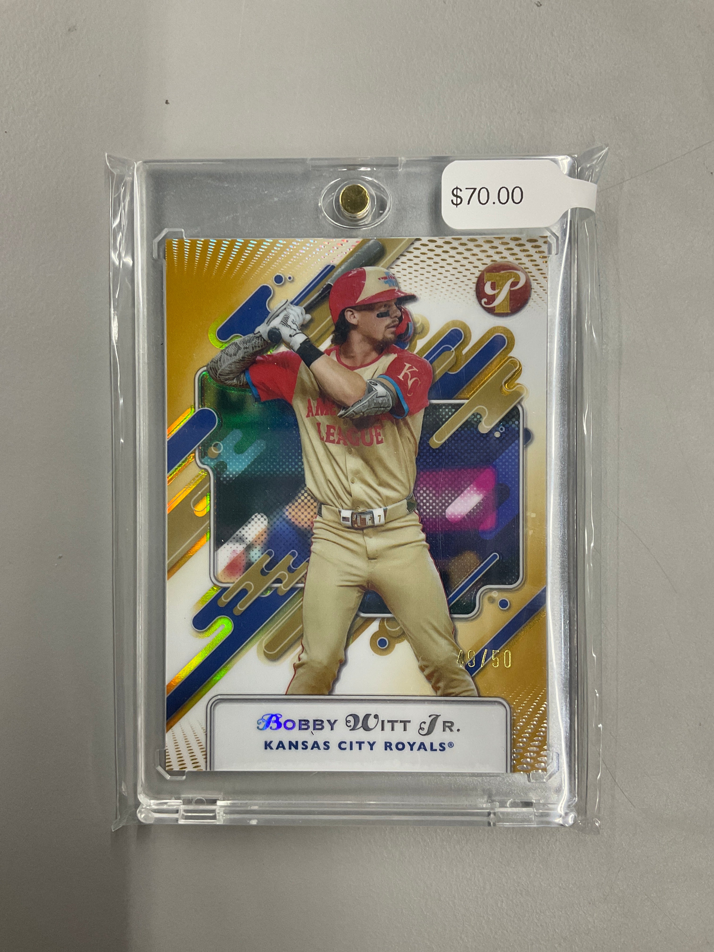 2025 Topps Pristine Bobby Witt Jr. Gold /50 All Star