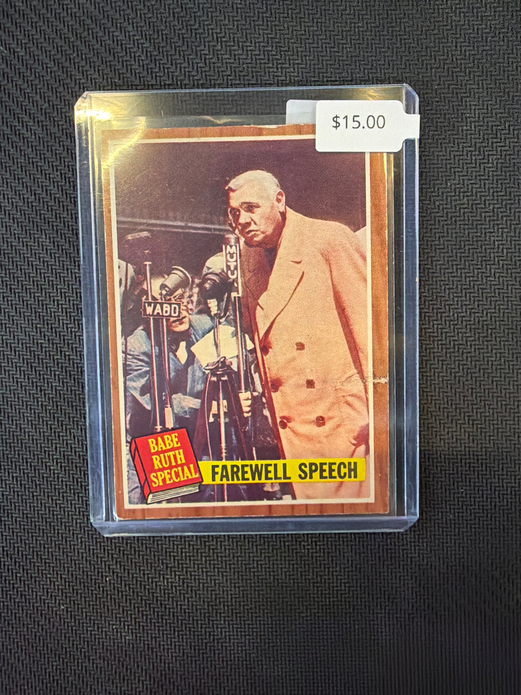 1962 Topps Farewell Speech #144
