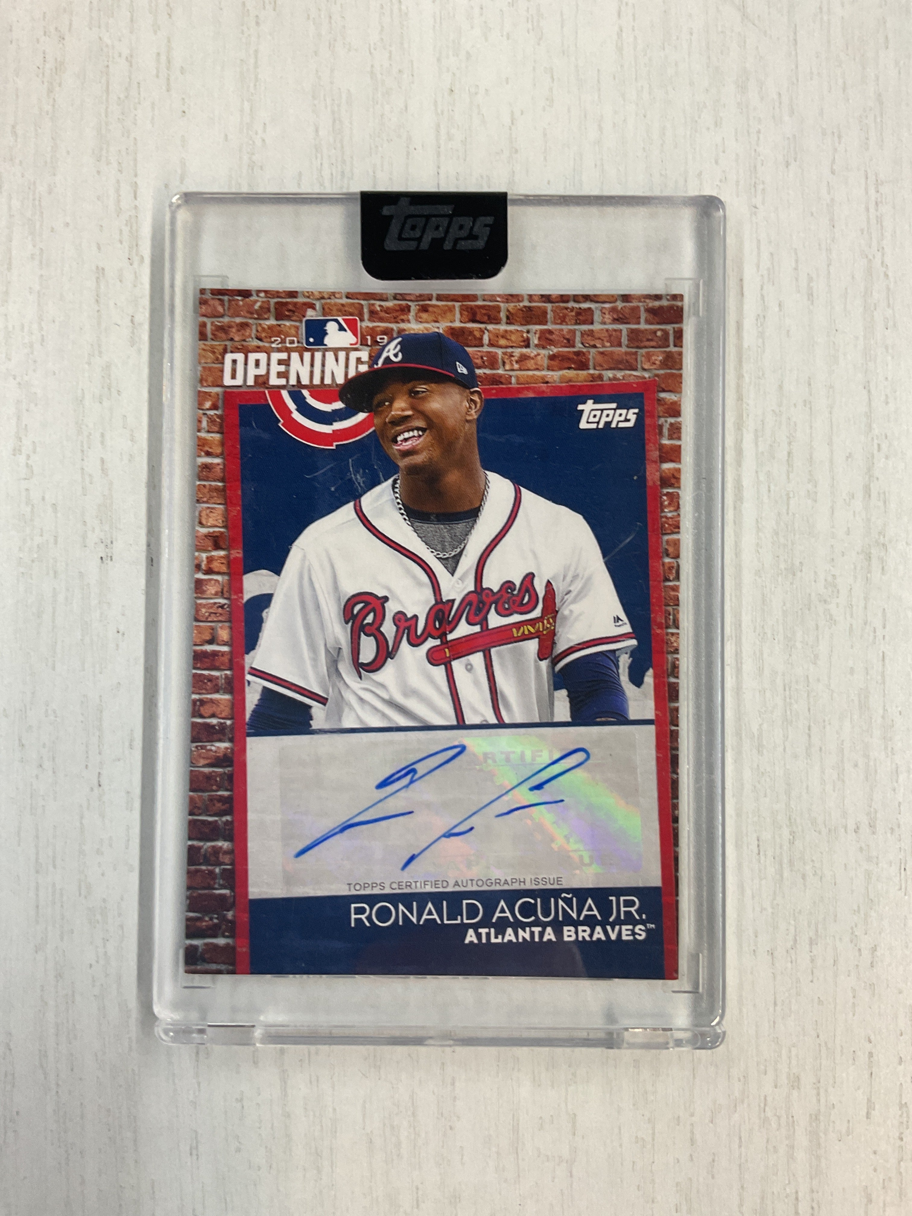 2019 Topps Opening Day Ronald Acuna Jr. Auto Braves