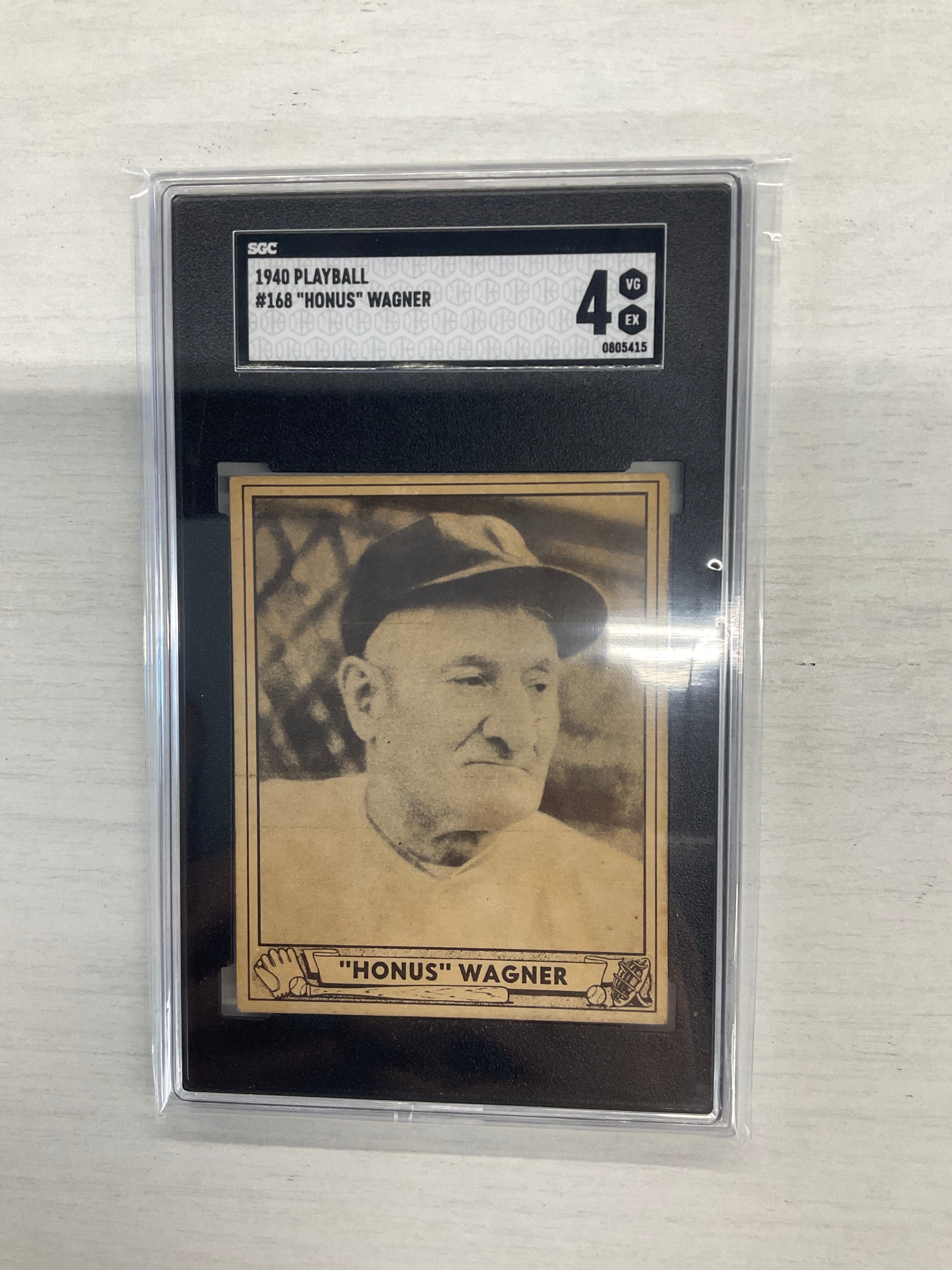 1940 Playball #168 Honus Wagner SGC 4