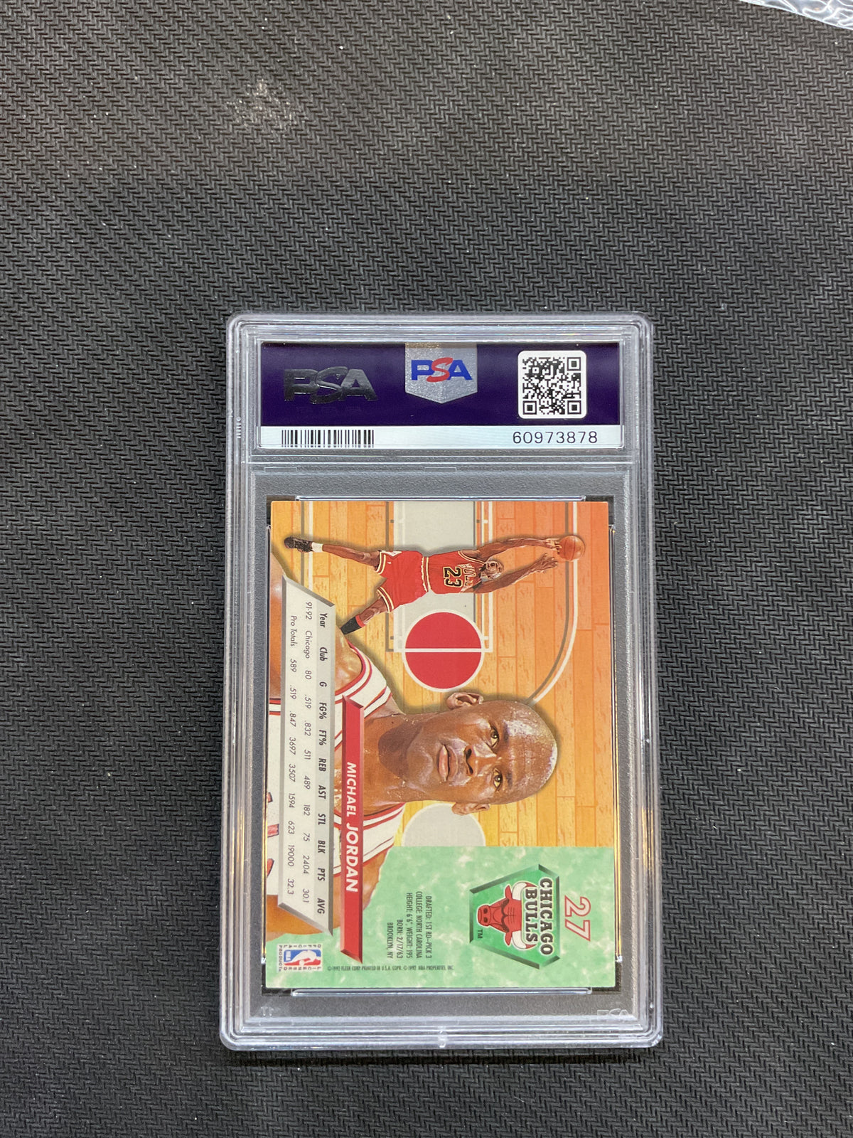 1992 Ultra Michael Jordan PSA 10 Bulls