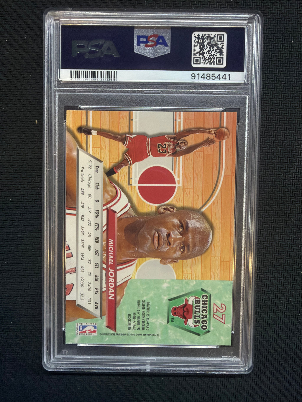 1992 Ultra Michael Jordan #27 PSA 10 441