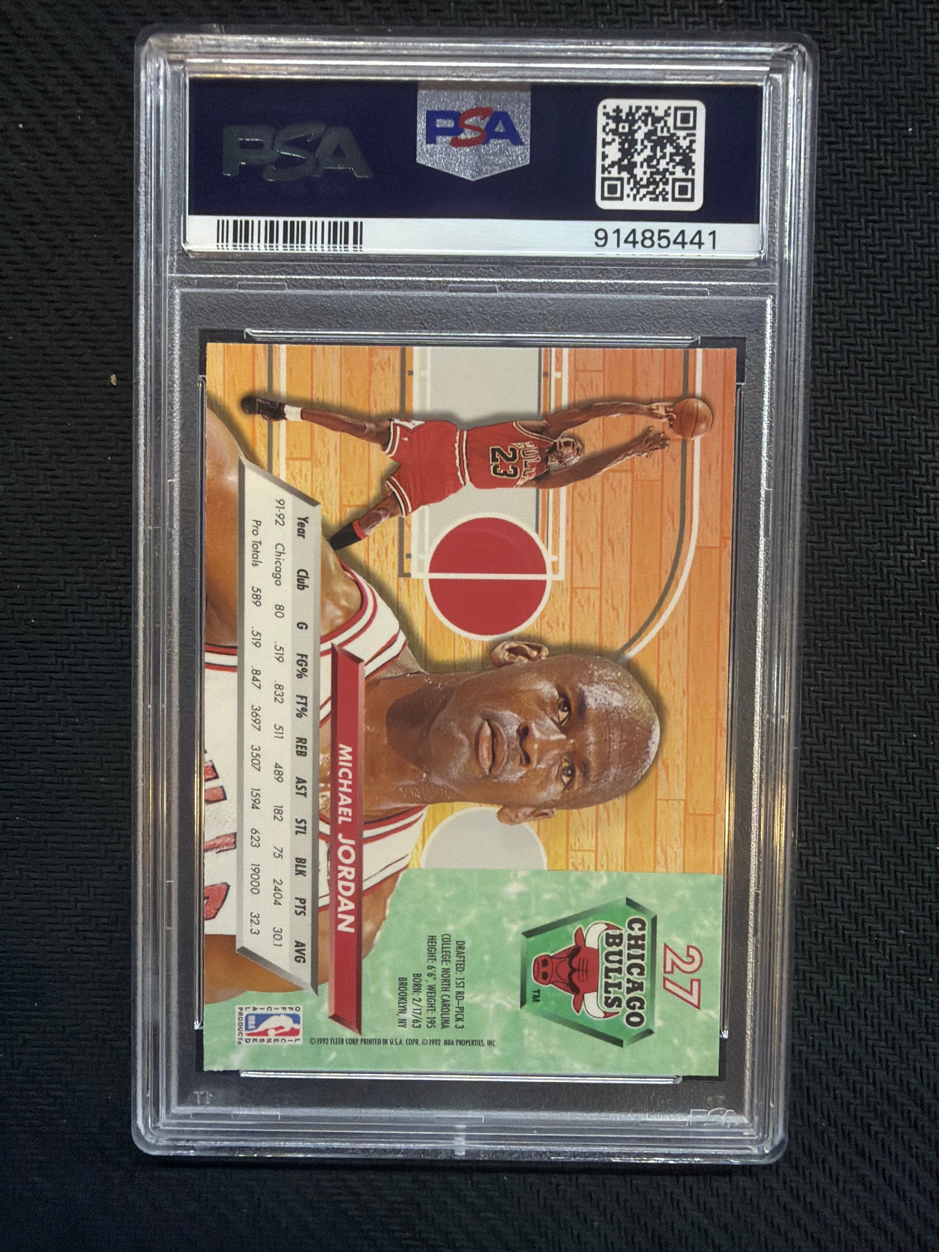 1992 Ultra Michael Jordan #27 PSA 10 441