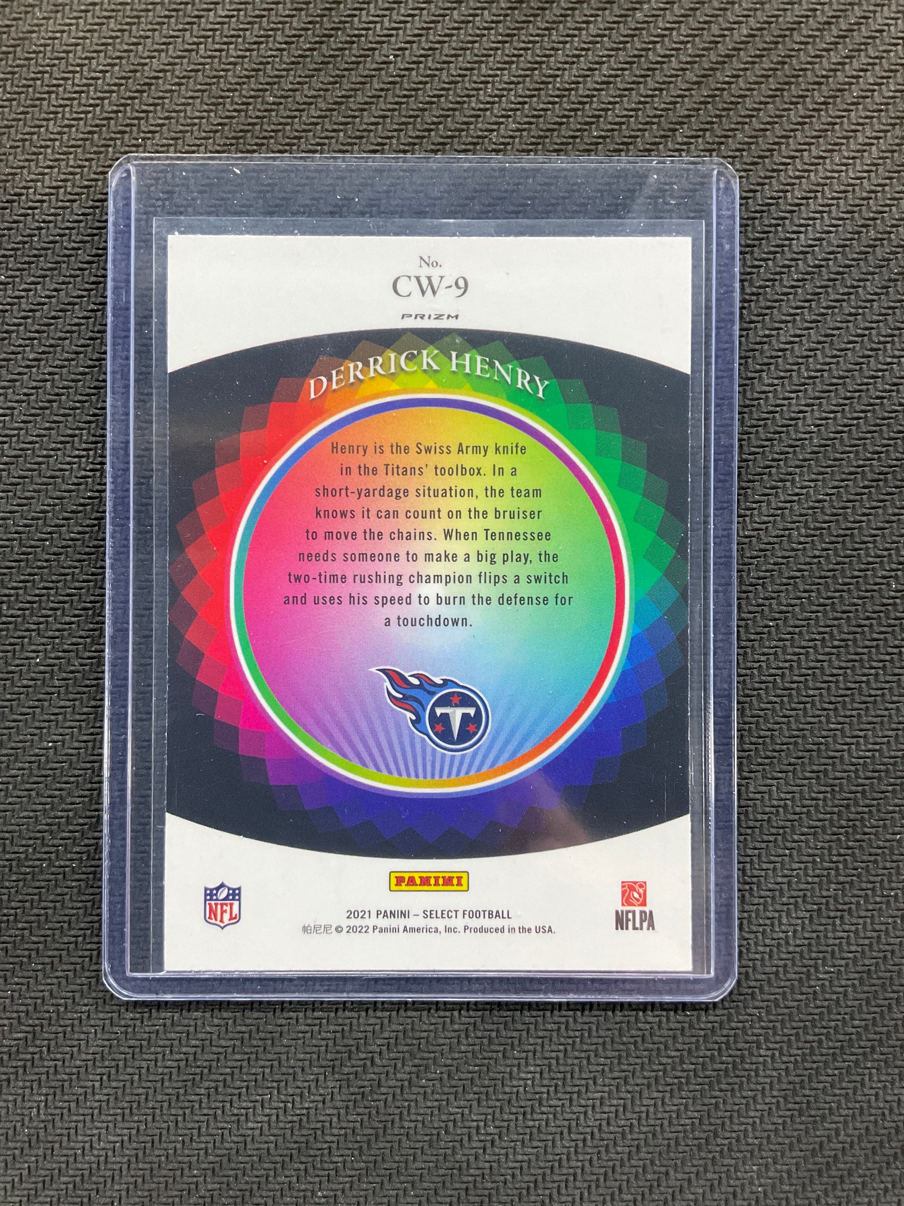 2021 Select Derrick Henry Color Wheel Titans