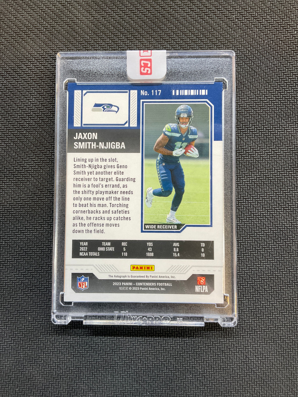 2023 Contenders Jaxon Smith-Njigba Rookie Auto /149 Seahawks
