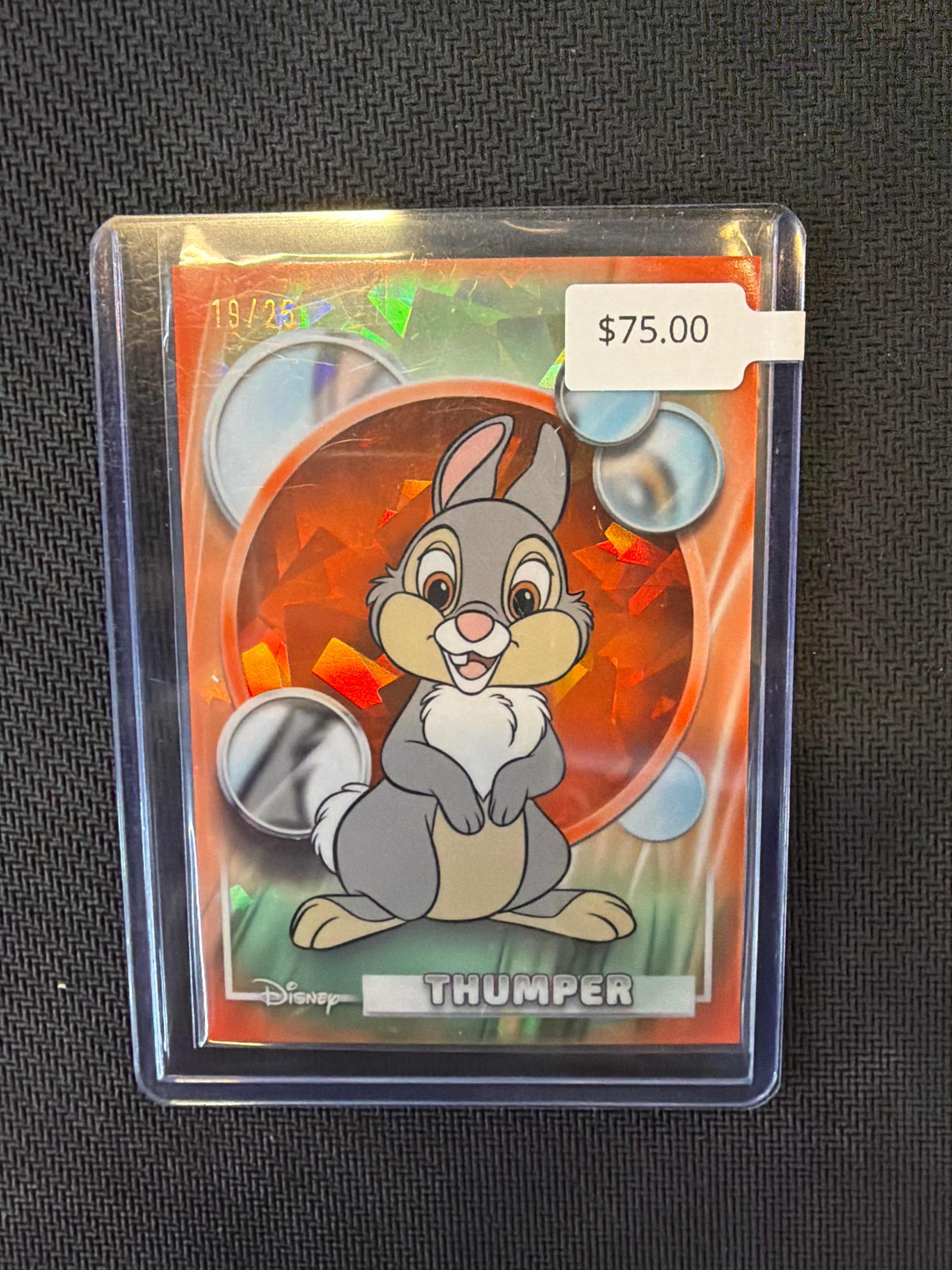 2026 Disney Chrome Sapphire Thumper Orange /25