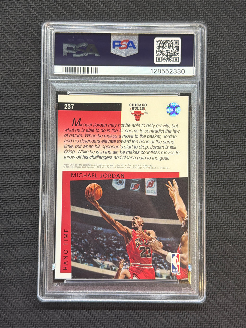 1993 Upper Deck Michael Jordan #237 PSA 8 330