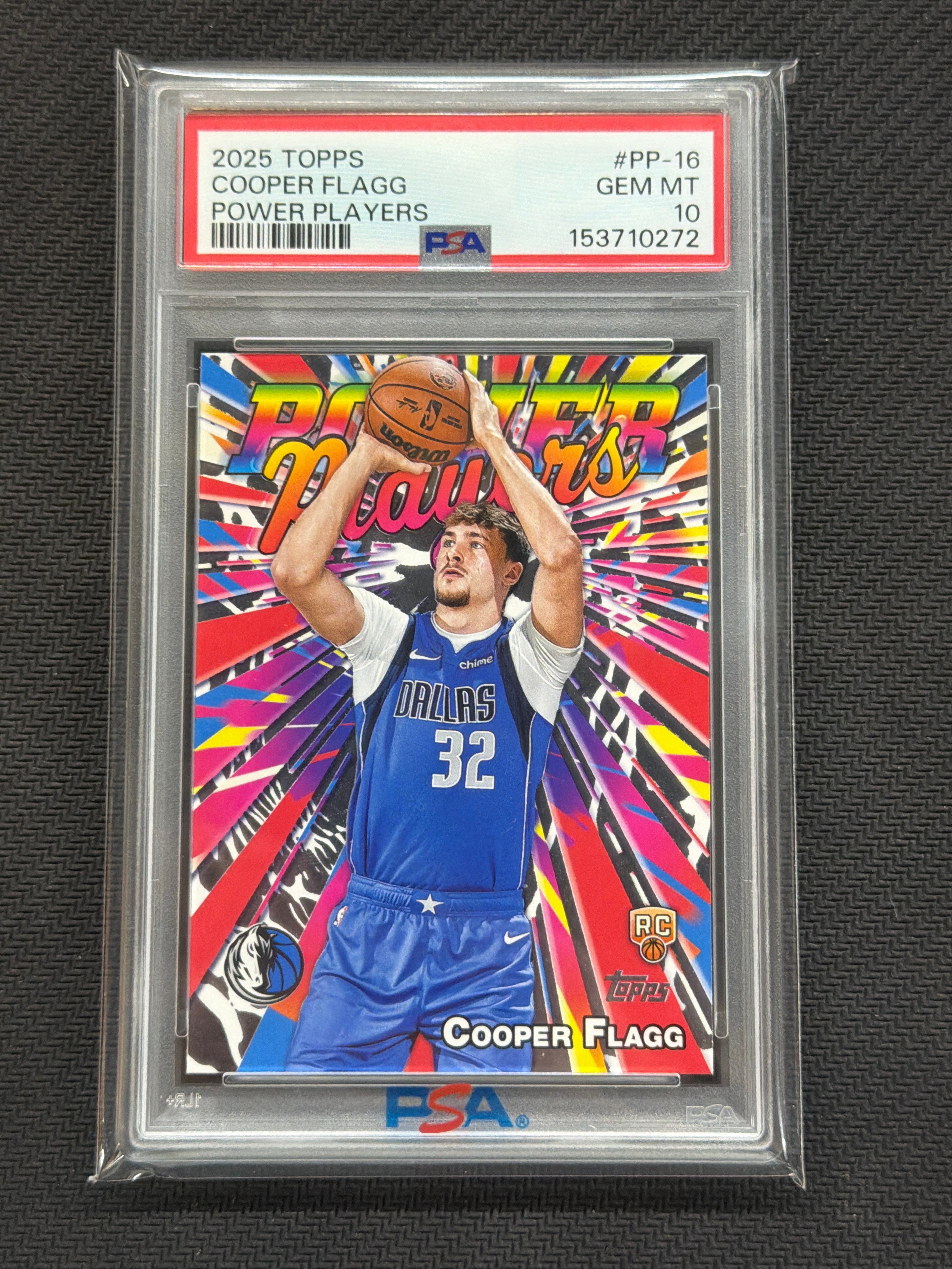 2025 Topps Cooper Flagg Power Players PSA 10272