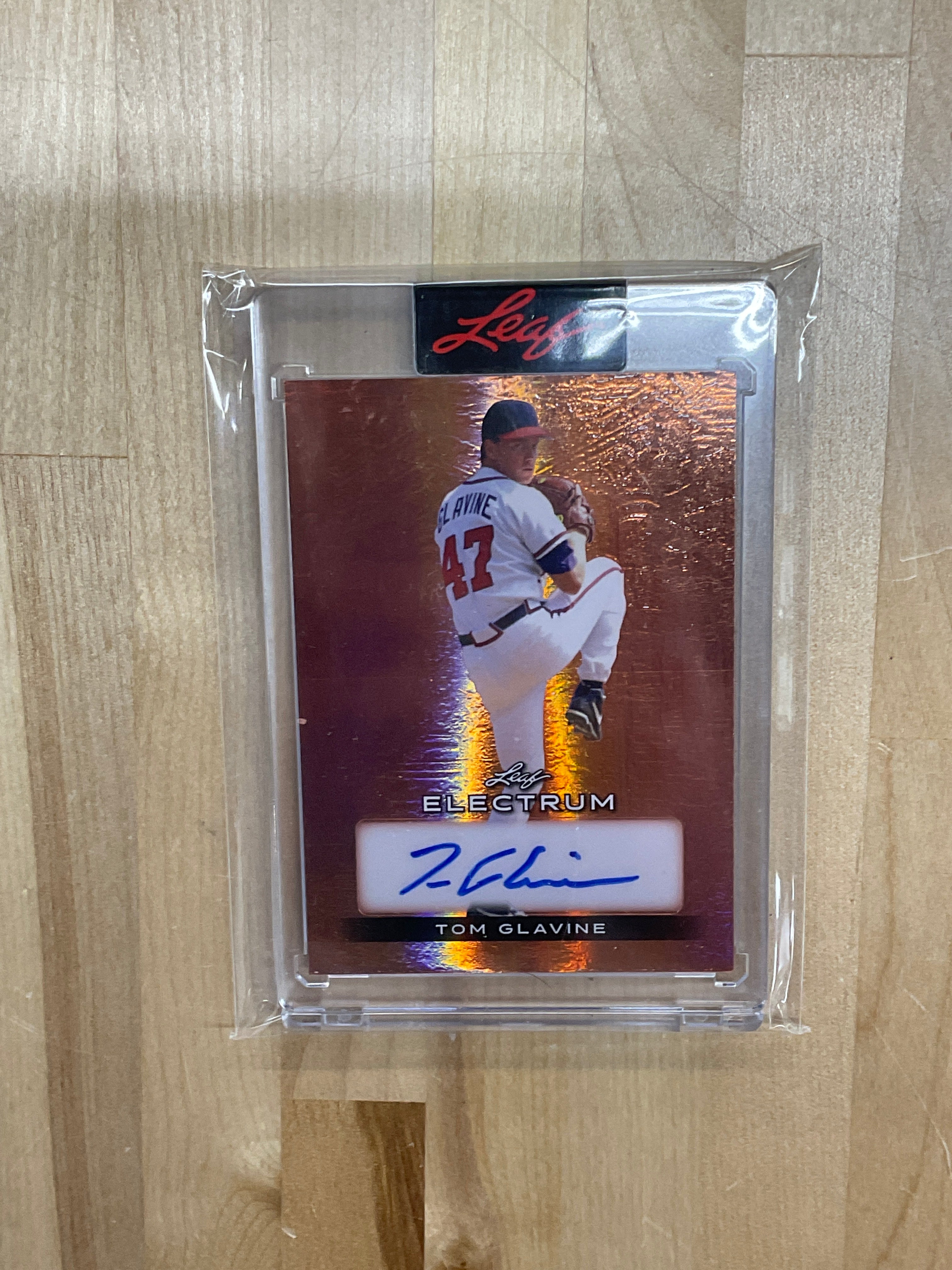 2024 Leaf Electrum Tom Glavine Auto /20 Braves