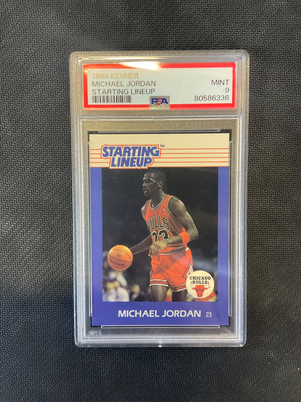 1988 Kenner Michael Jordan Starting Lineup PSA 9 Bulls 336