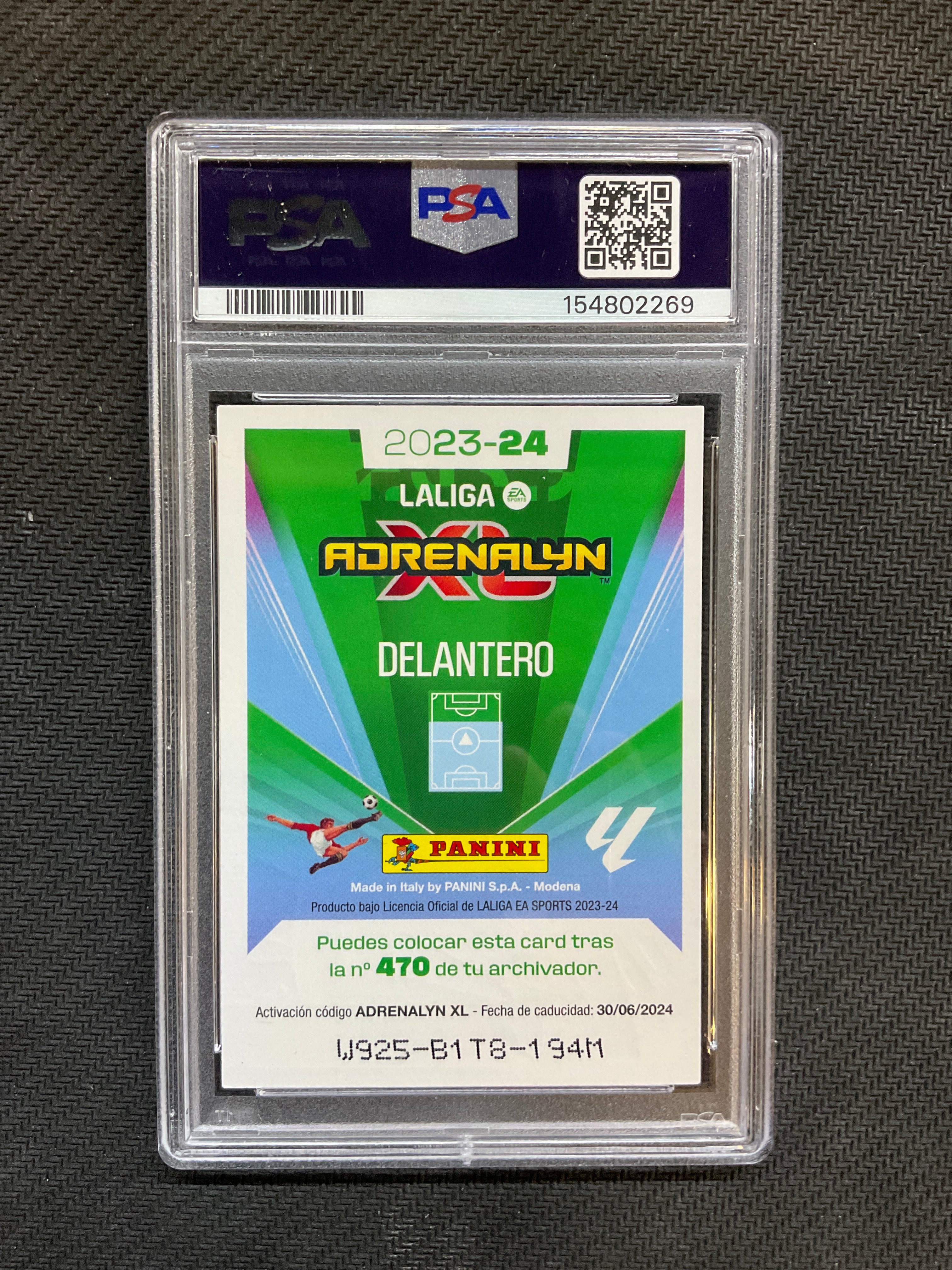 2023-24 Panini Adrenalyn XL Laliga Cristiano Ronaldo Lionel Messi Dream Box Card Unica PSA 10 269