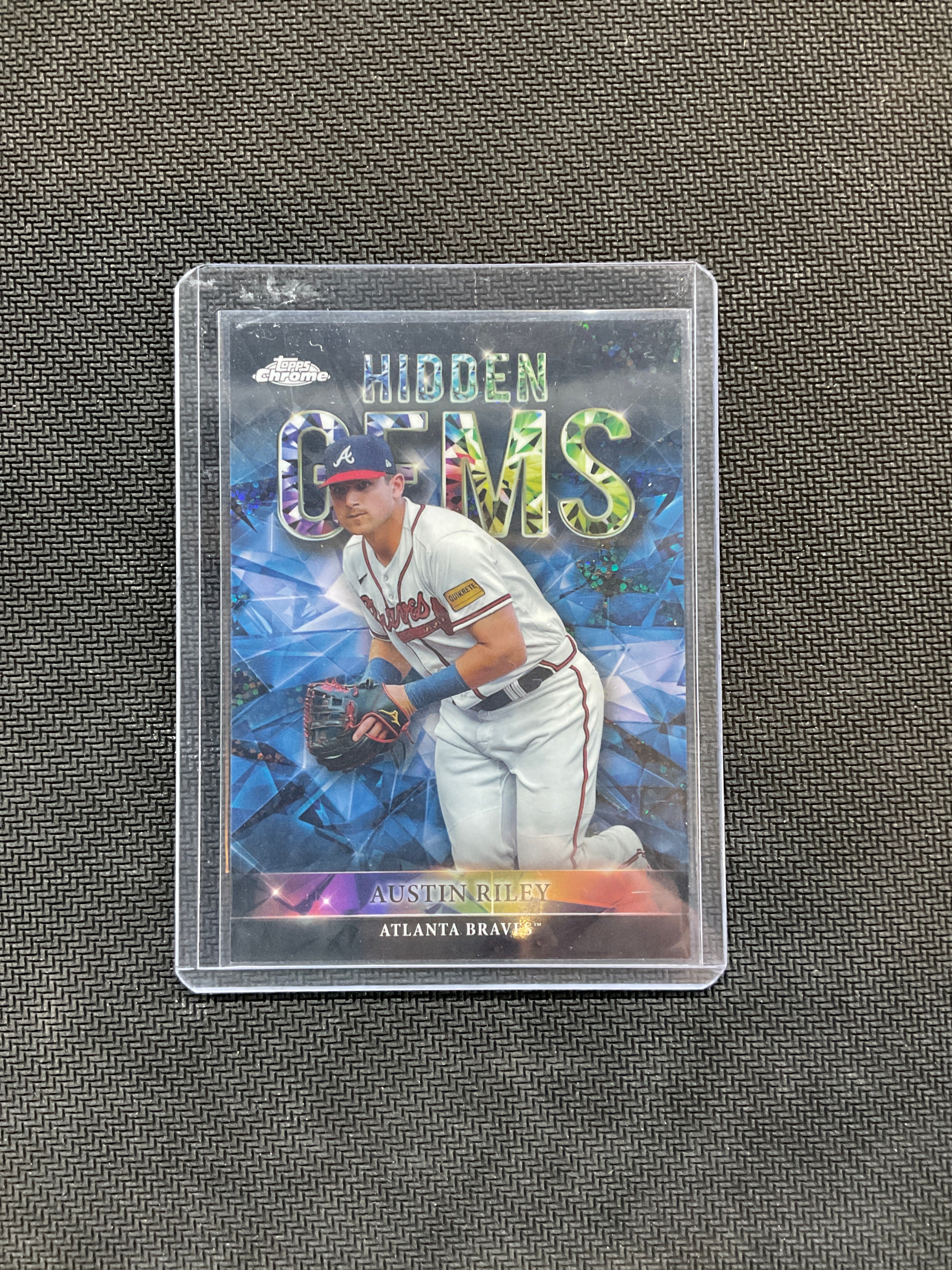 2023 Topps Chrome Sapphire Austin Riley Hidden Gems Case Hit Braves