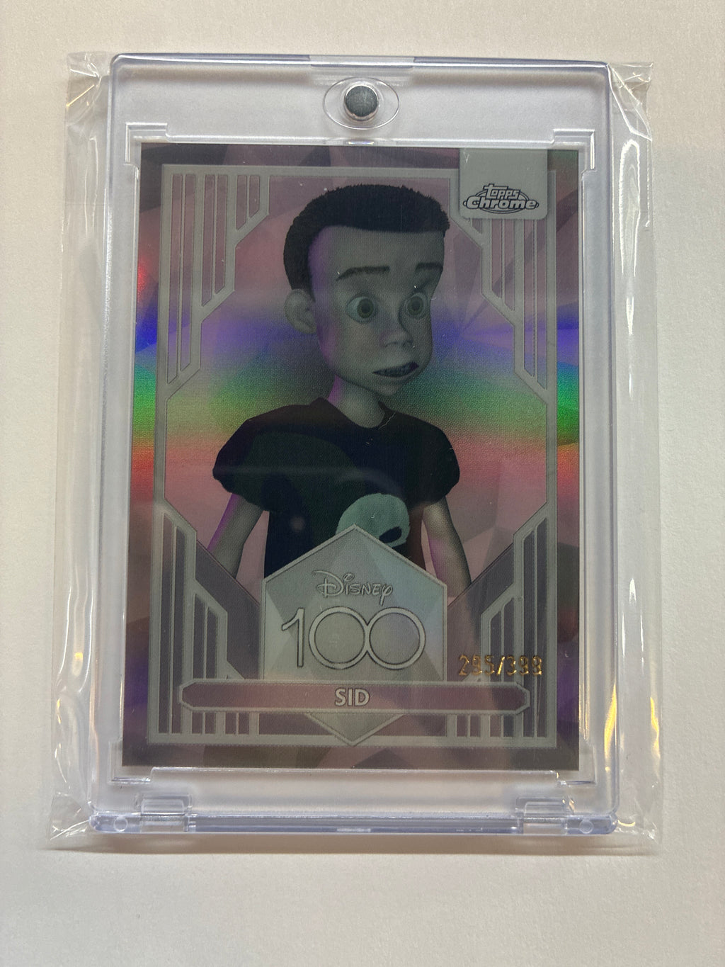 2023 Topps Chrome Disney 100 Sid Pink Refractor /399