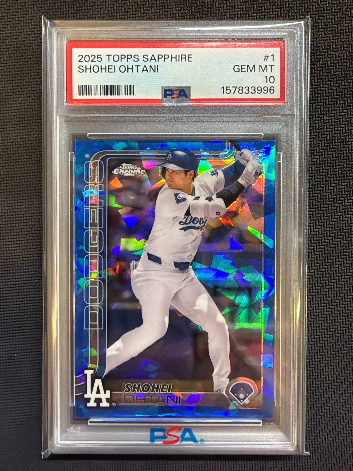 2025 Topps Chrome Sapphire Shohei Ohtani #1 PSA 10 Dodgers