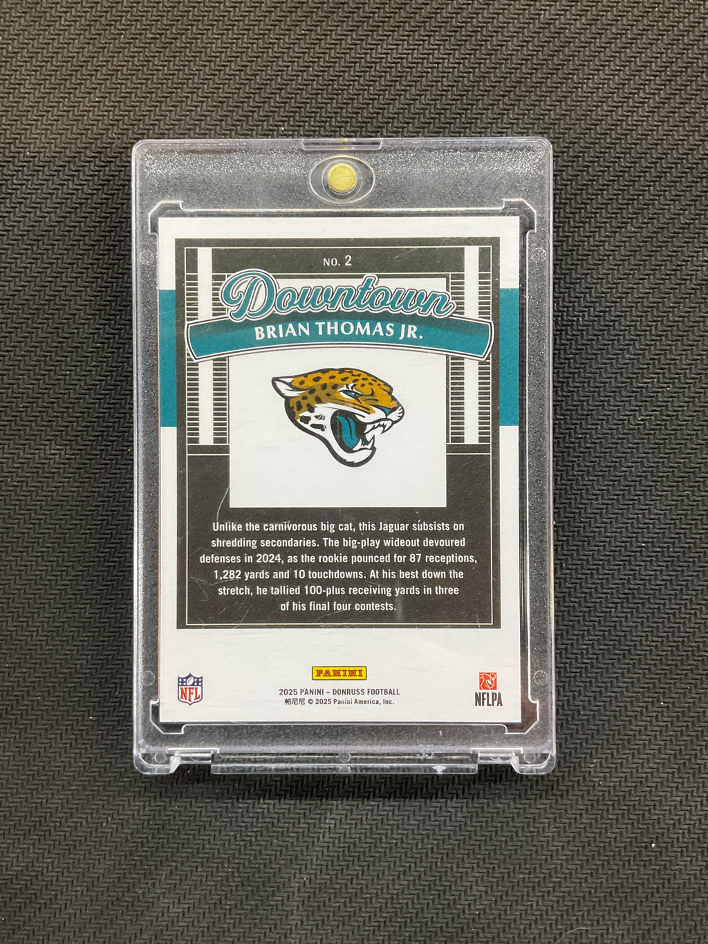2025 Donruss Brian Thomas Jr. Downtown! Rookie