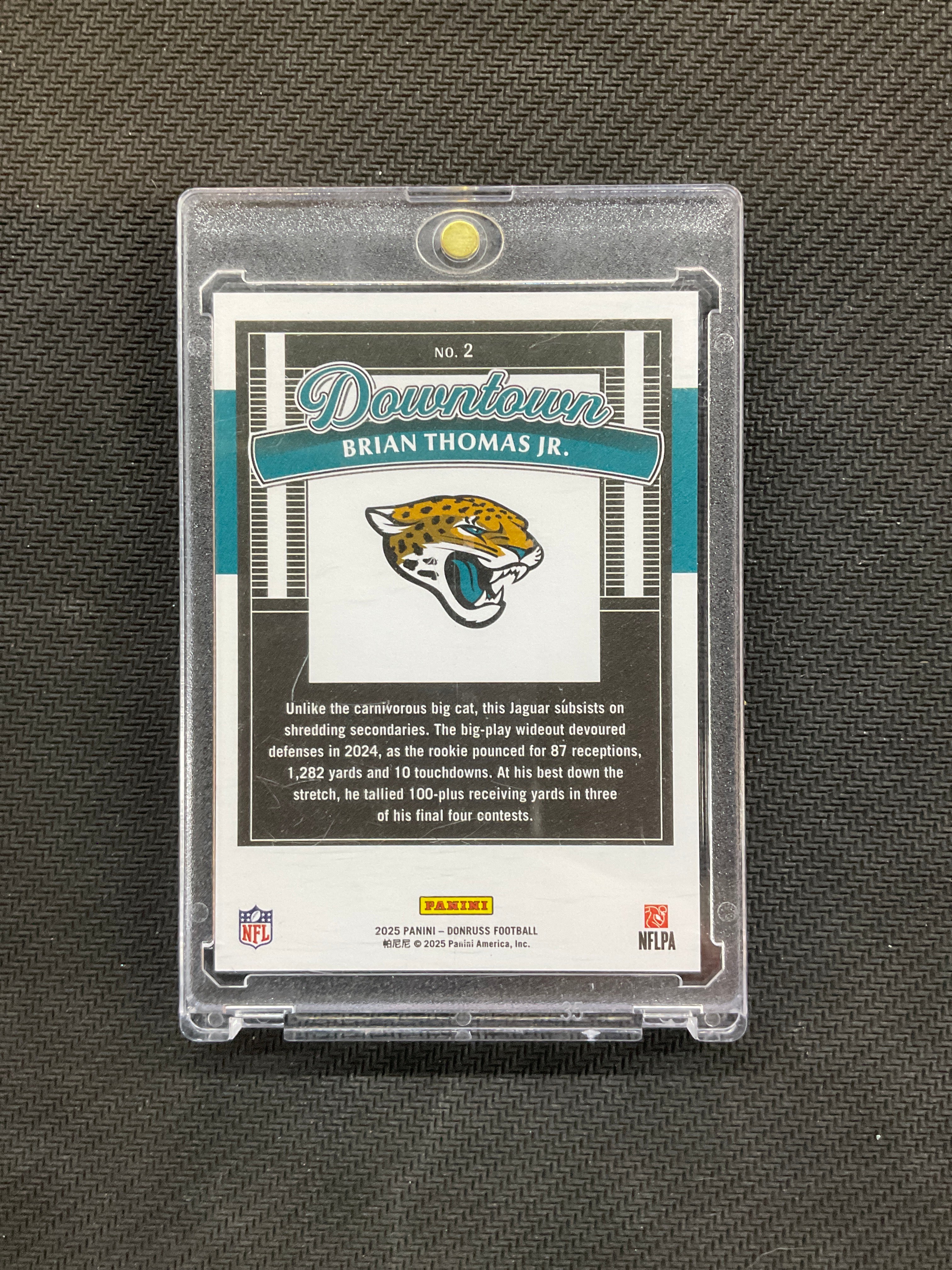 2025 Donruss Brian Thomas Jr. Downtown! Rookie