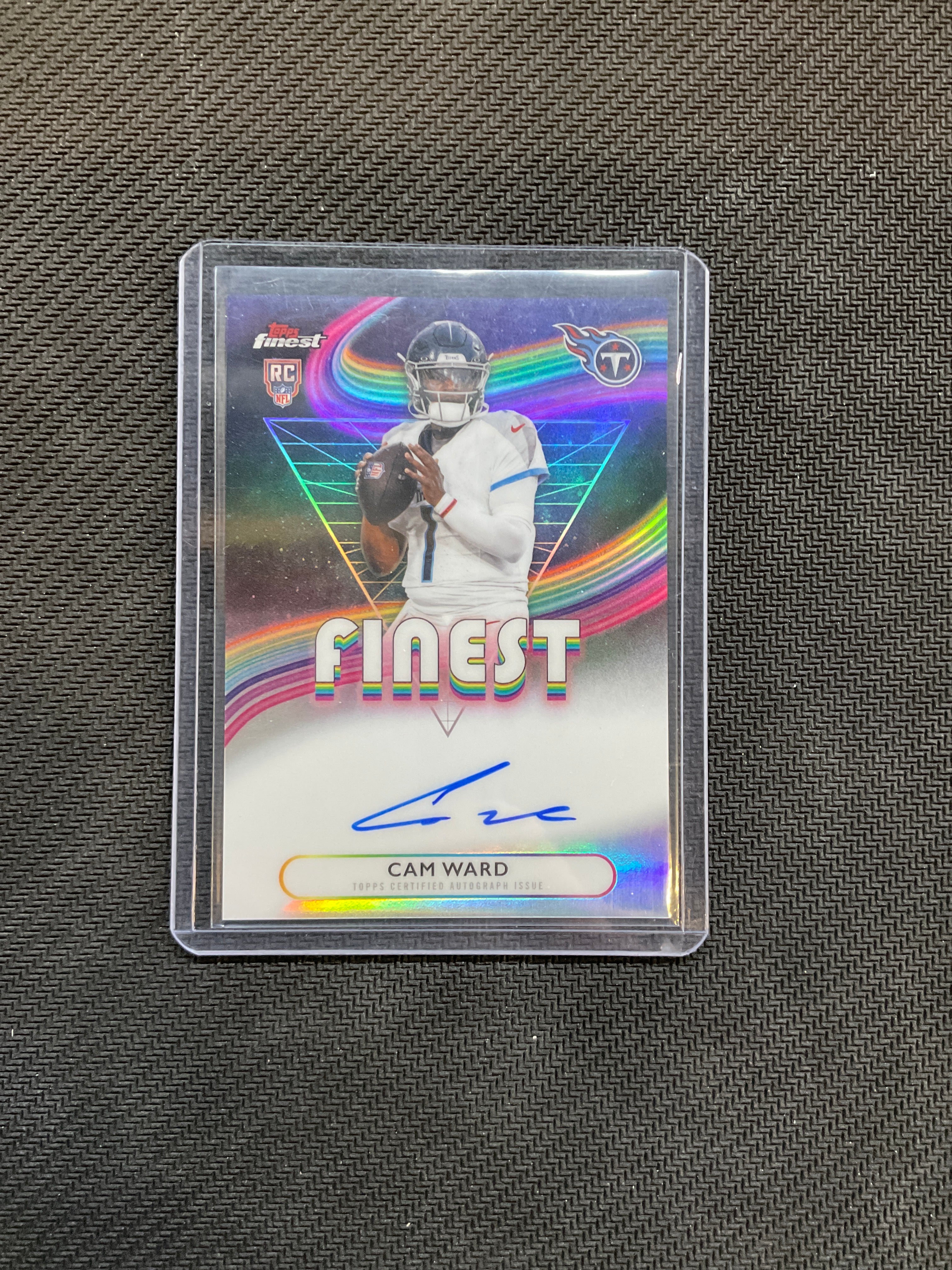 2025 Topps Finest Cam Ward Rookie Auto
