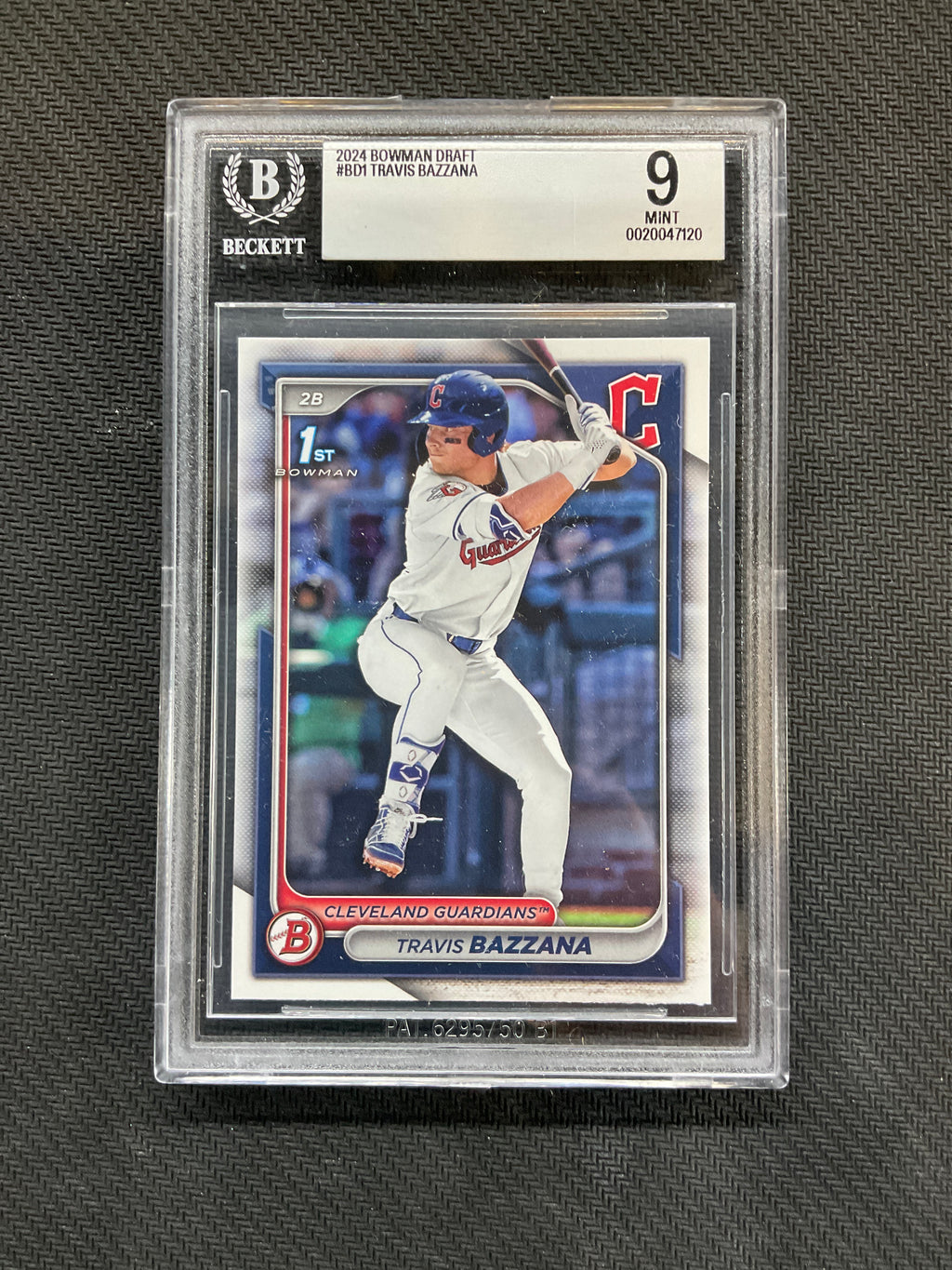 2024 Bowman Draft Paper Travis Bazzana Rookie 1st BGS 9 Gaurdians