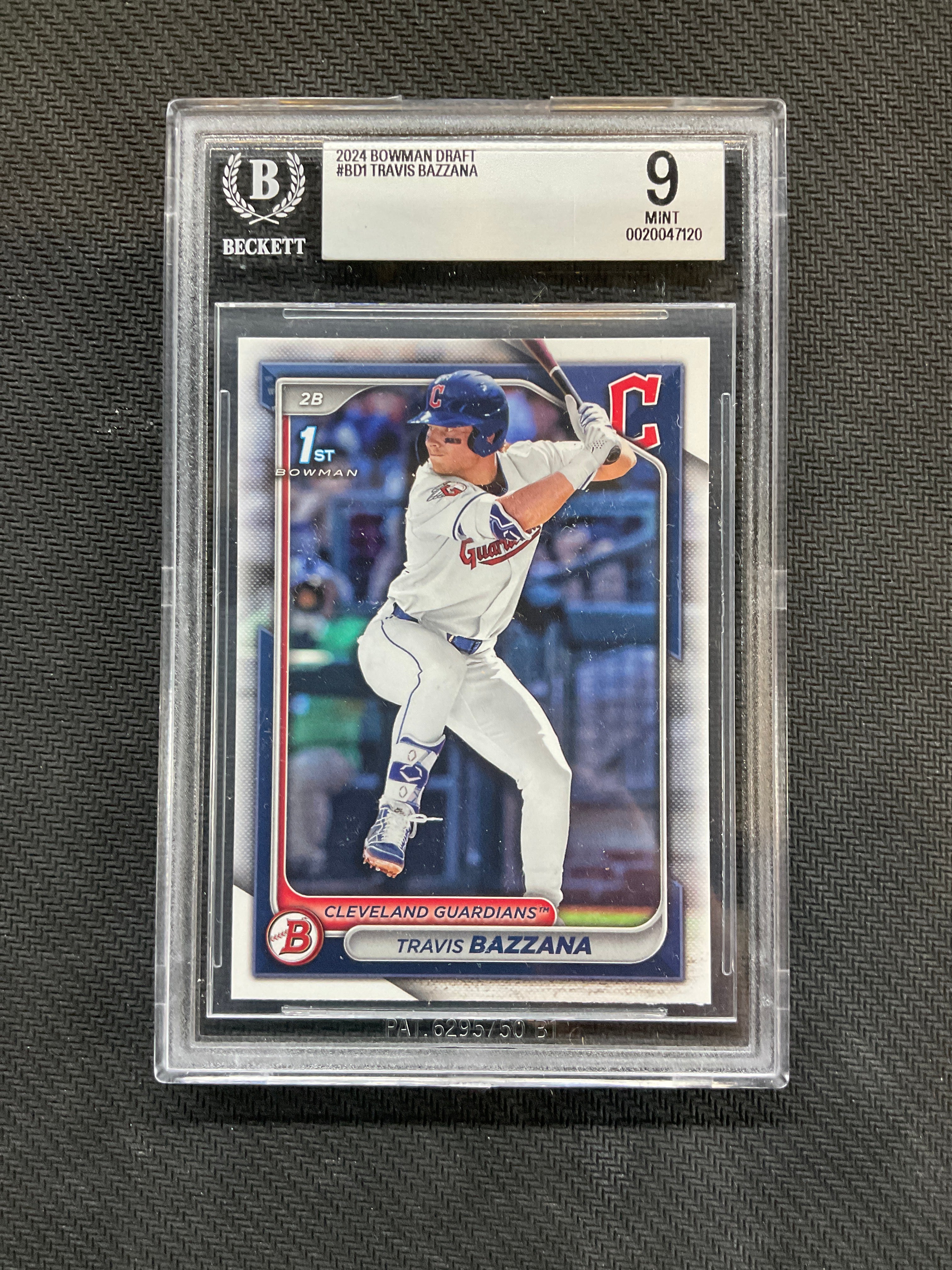 2024 Bowman Draft Paper Travis Bazzana Rookie 1st BGS 9 Gaurdians