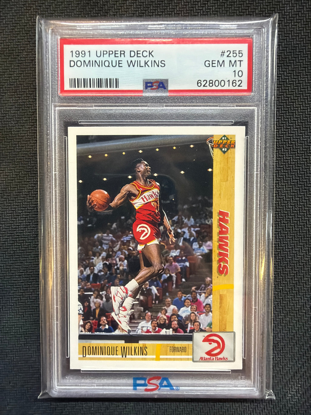 1991 Upper Deck Dominique Wilkins #255 PSA 10 Hawks