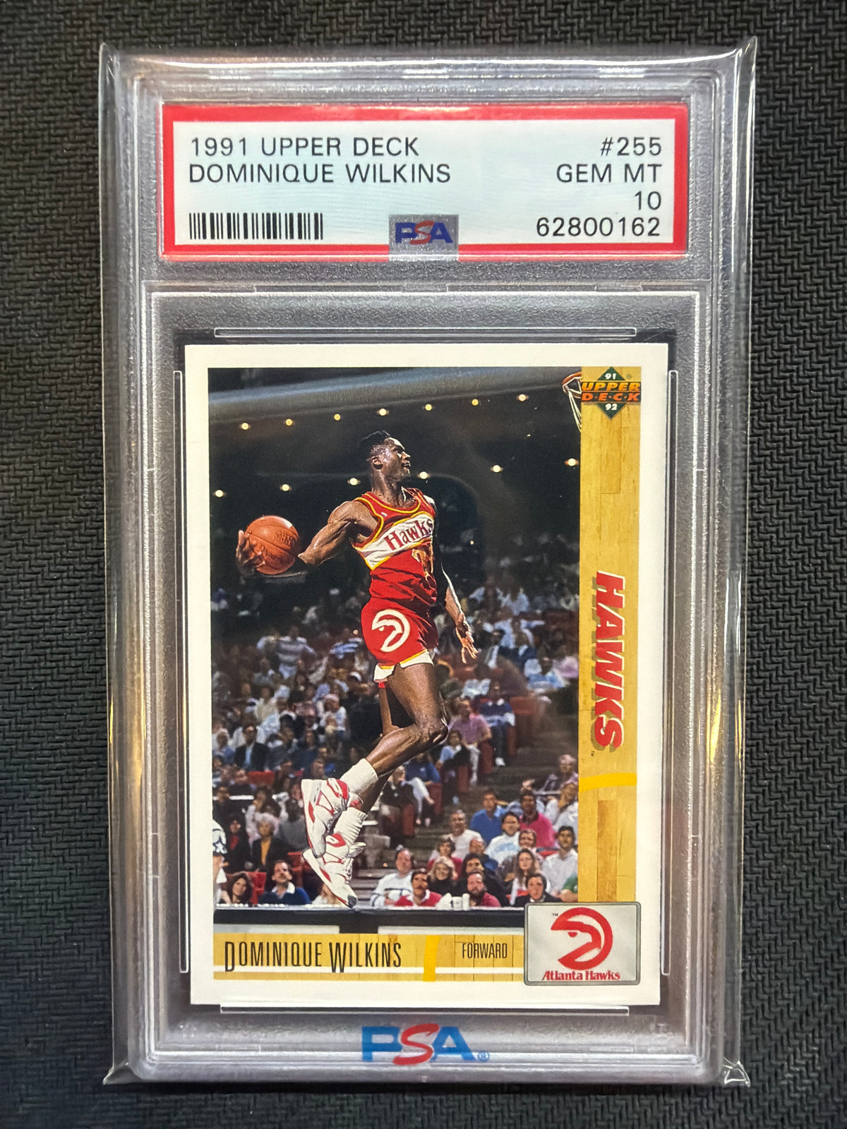 1991 Upper Deck Dominique Wilkins #255 PSA 10 Hawks