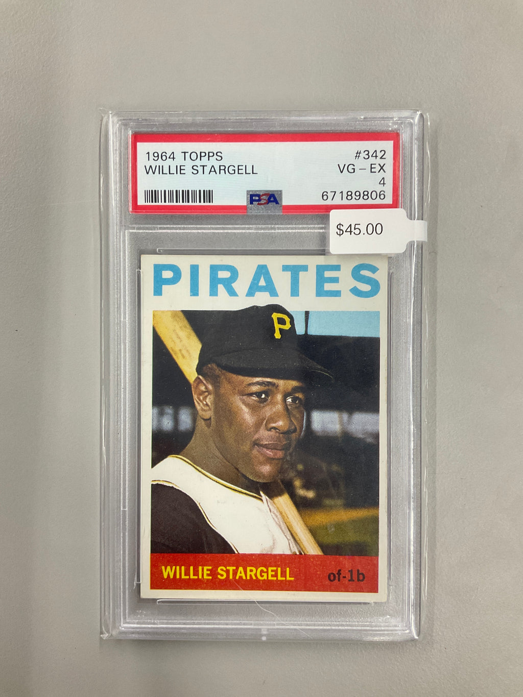 1964 Topps Willie Stargell #342 PSA 4 Pirates