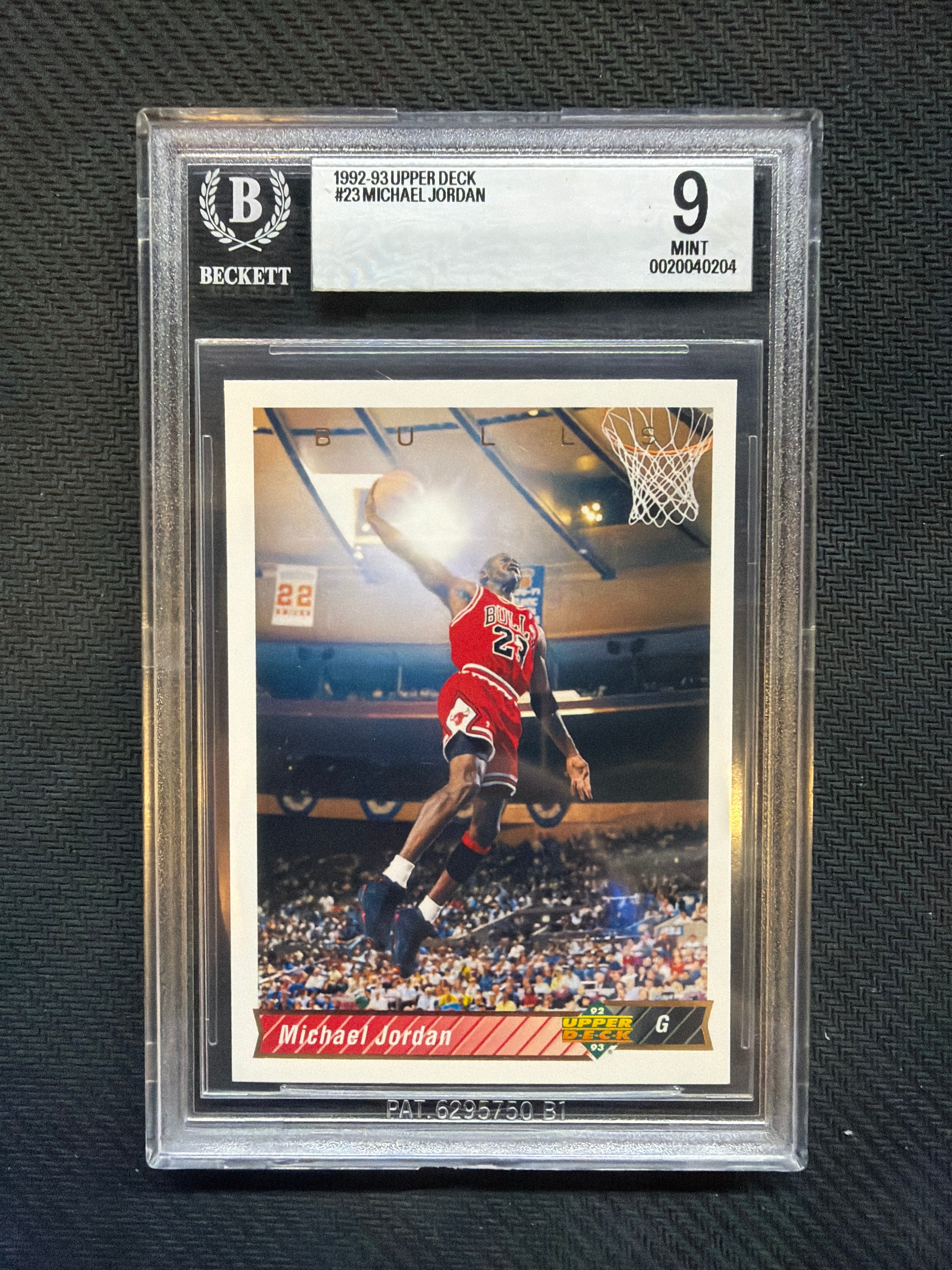 1992-93 Upper Deck Michael Jordan BGS 9 204 Bulls