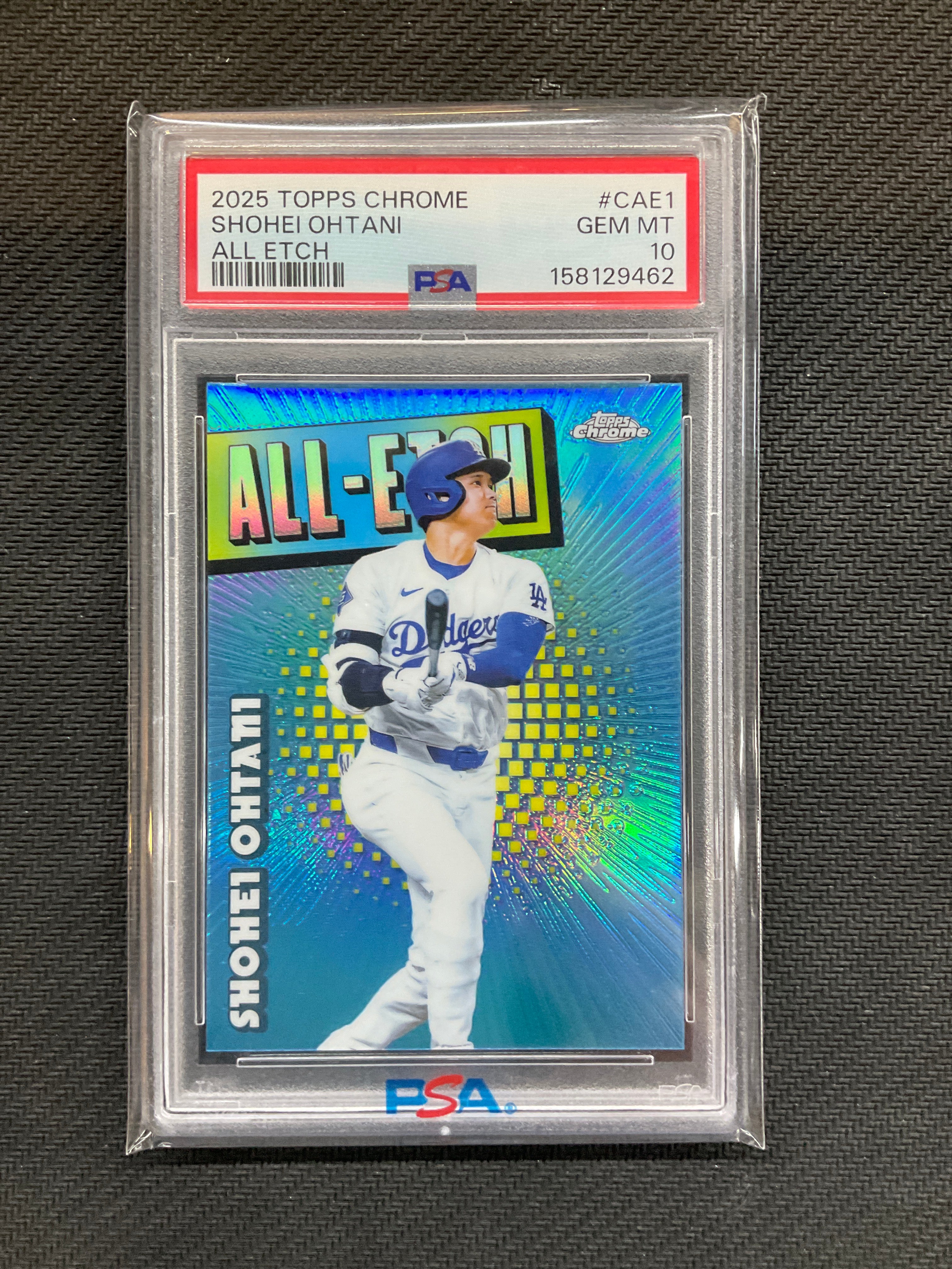 2025 Topps Chrome Shohei Ohtani All Etch PSA 10 462